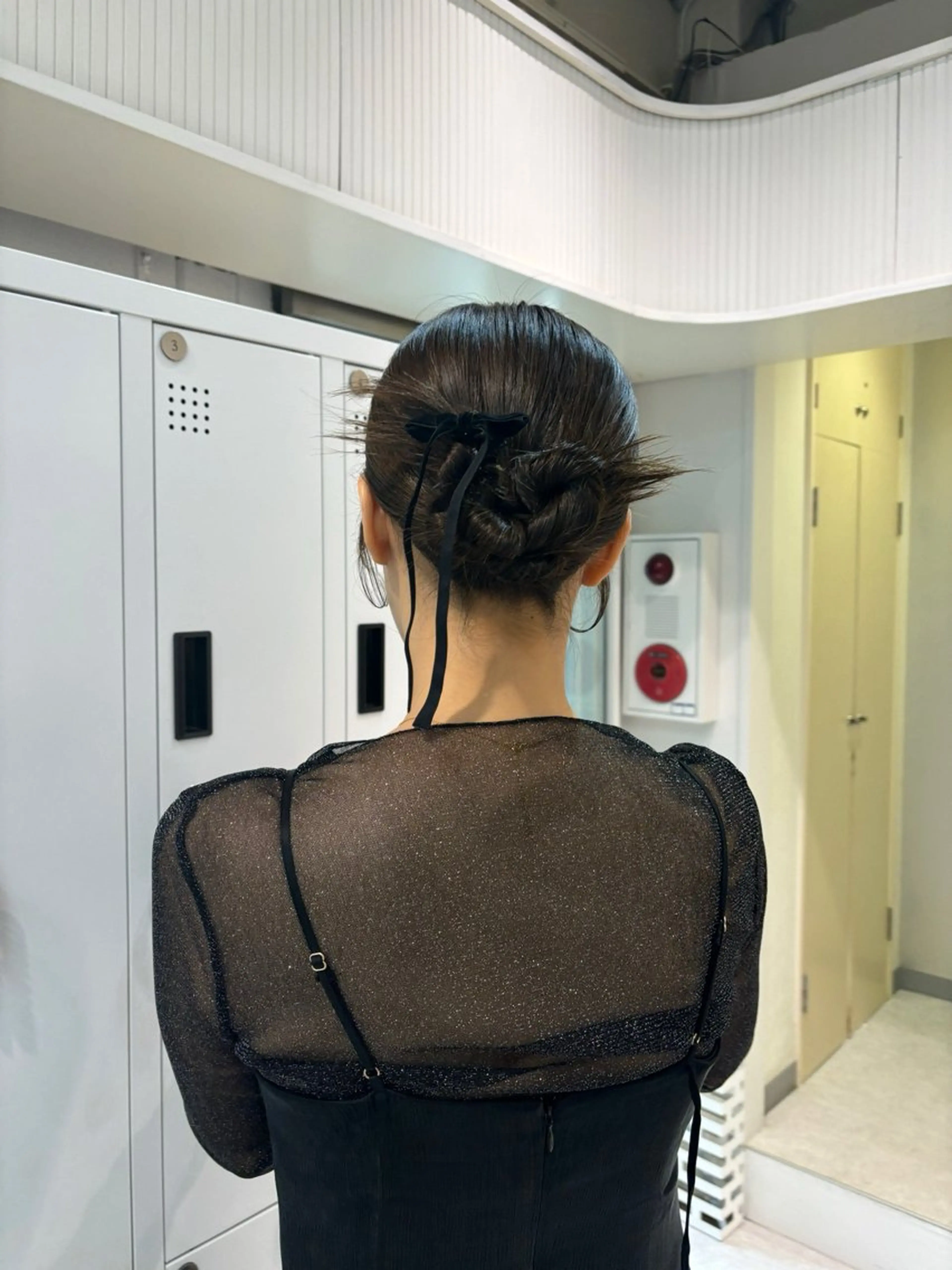 セミロング ヘアアレンジ 韓国風ヘア ヘアセット レイヤーカット🎀 kanaのヘアスタイル