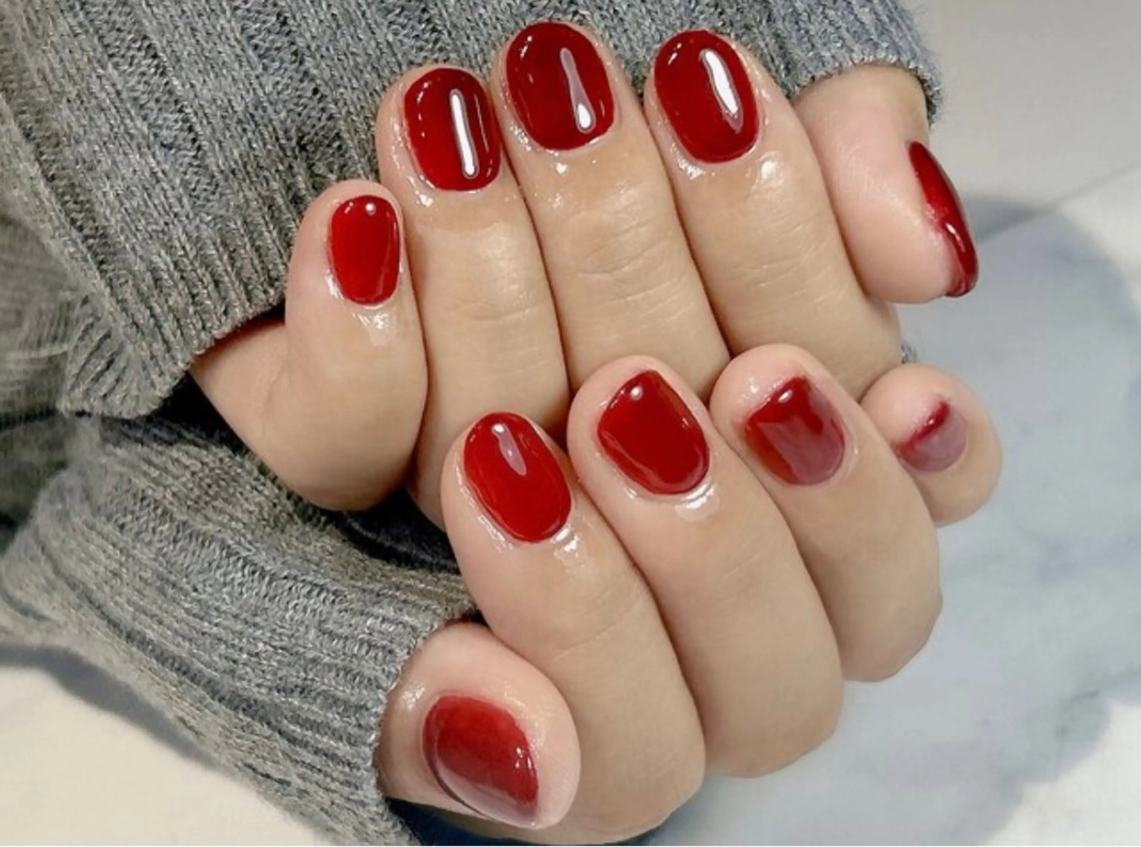 ネイル ジェルネイル マグネットネイル ニュアンスネイル オフィスネイル パラジェル ネイルサロン パールのネイルデザイン