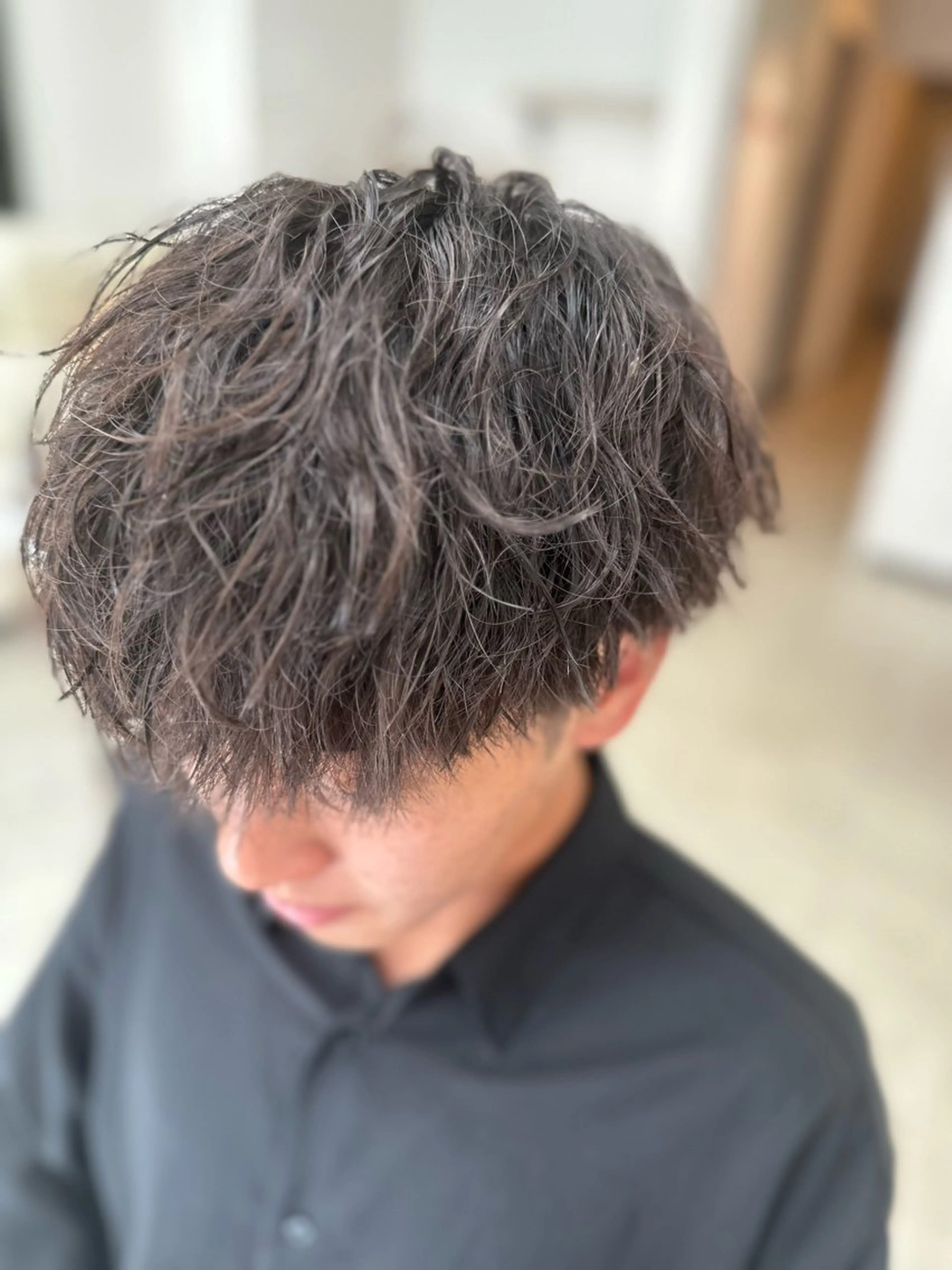 パーマ メンズ パーマ 長谷川 誠志のヘアスタイル