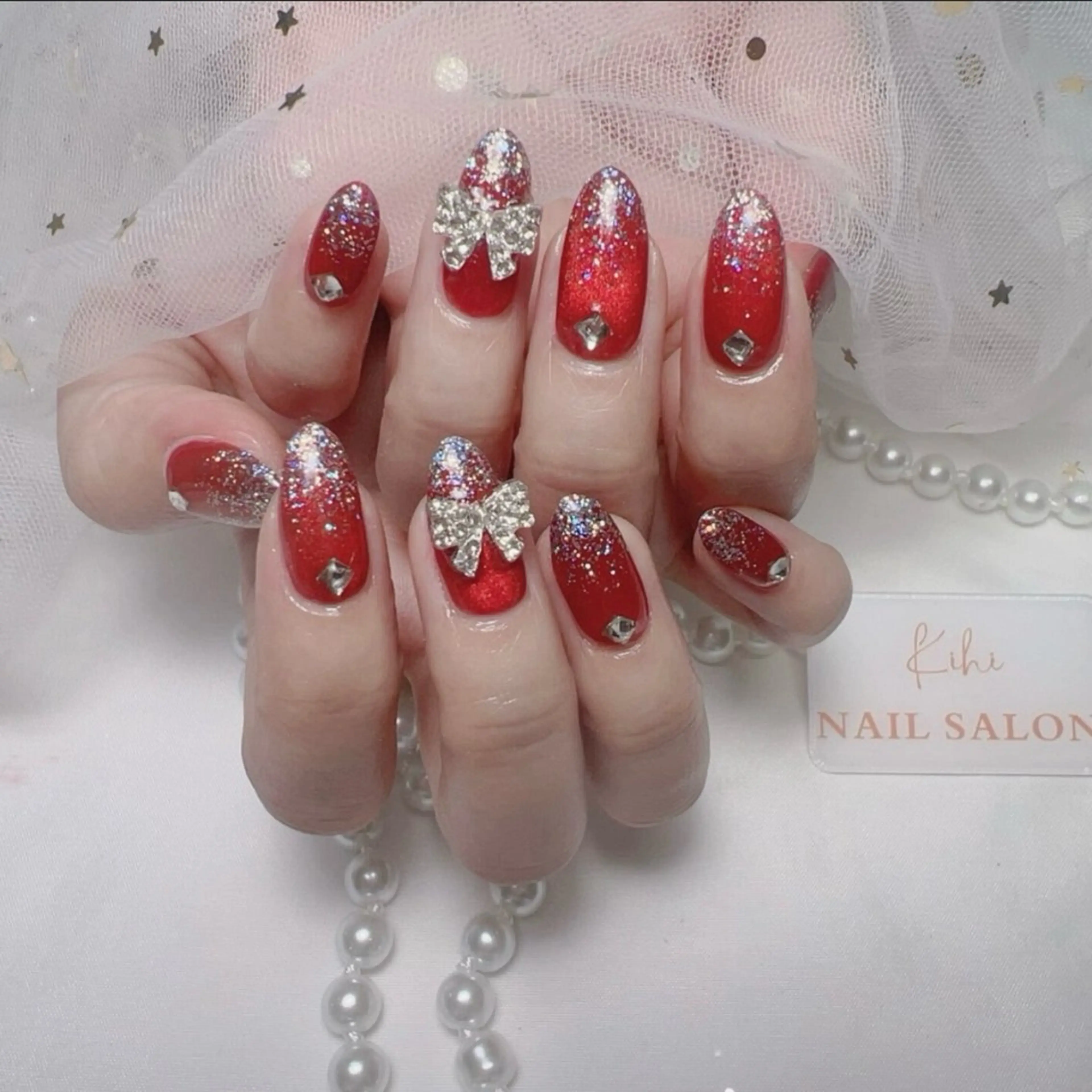 ネイル アートネイル フレンチネイル ジェルネイル グラデーション 韓国ネイル ハンドネイル ハンドケア さくら💮💮 【オフ無料】のネイルデザイン