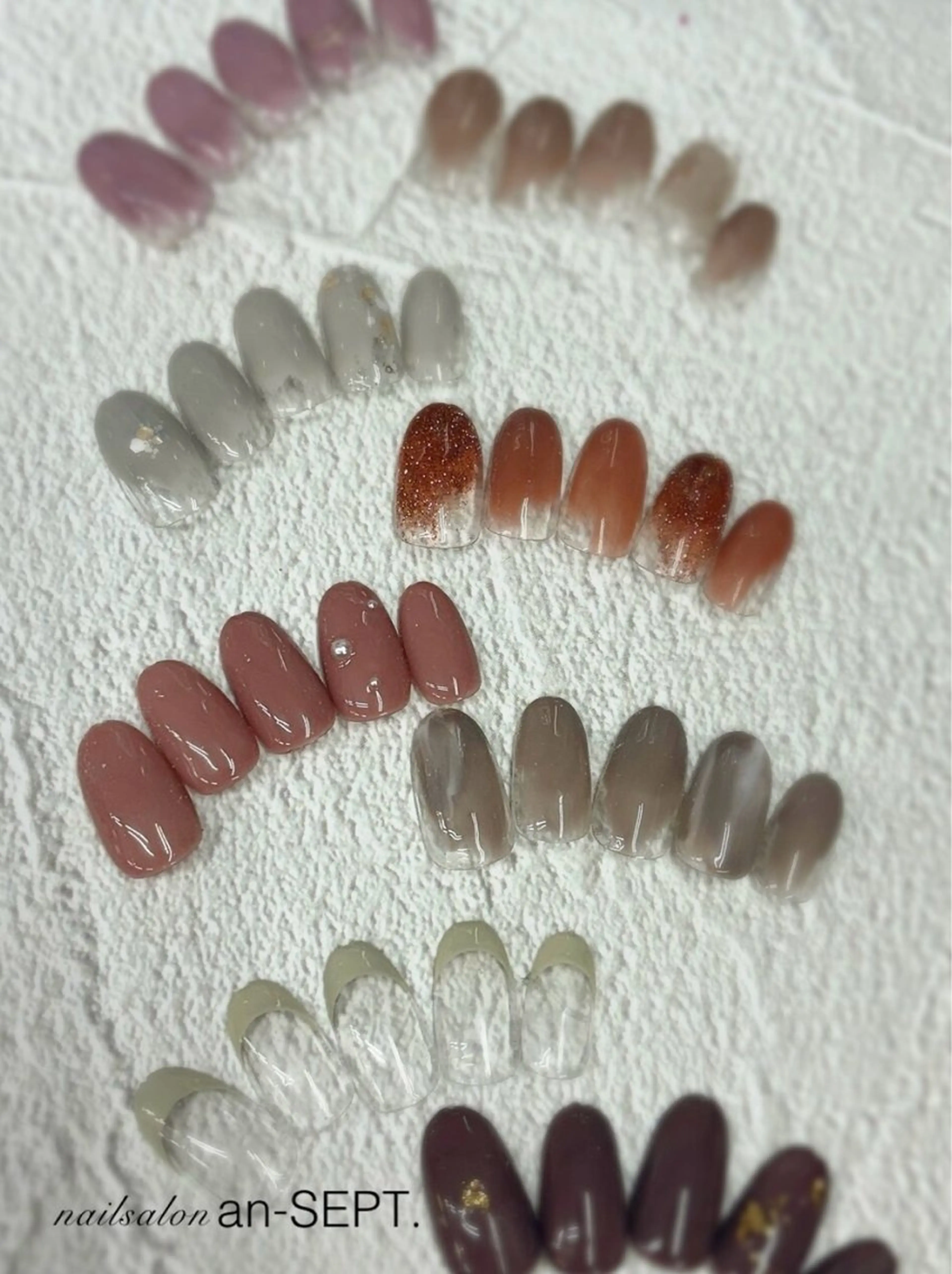 ネイル アートネイル nail salon an-SEPT.のネイルデザイン