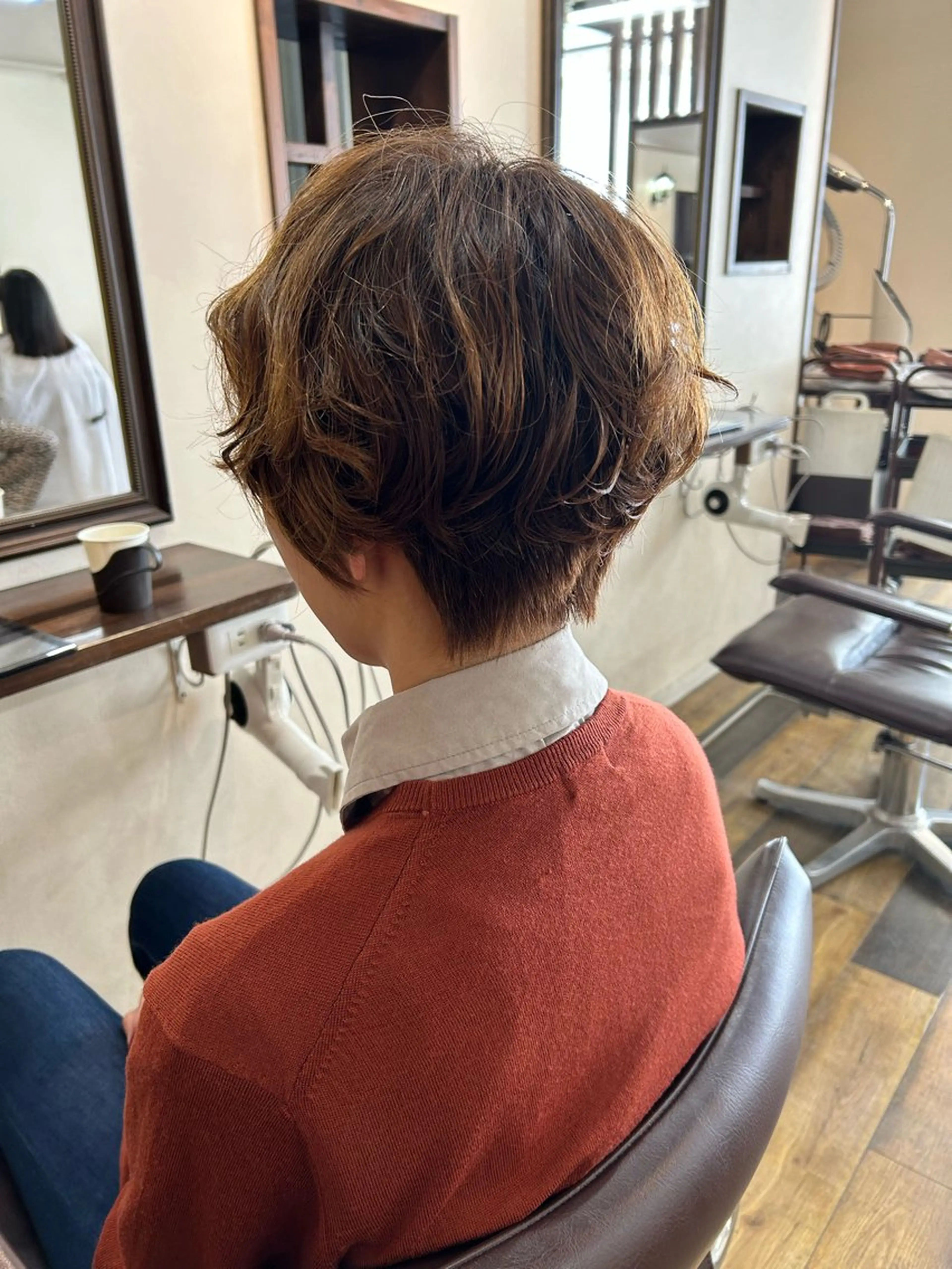 ショート パーマ canonart上田 里恵のヘアスタイル