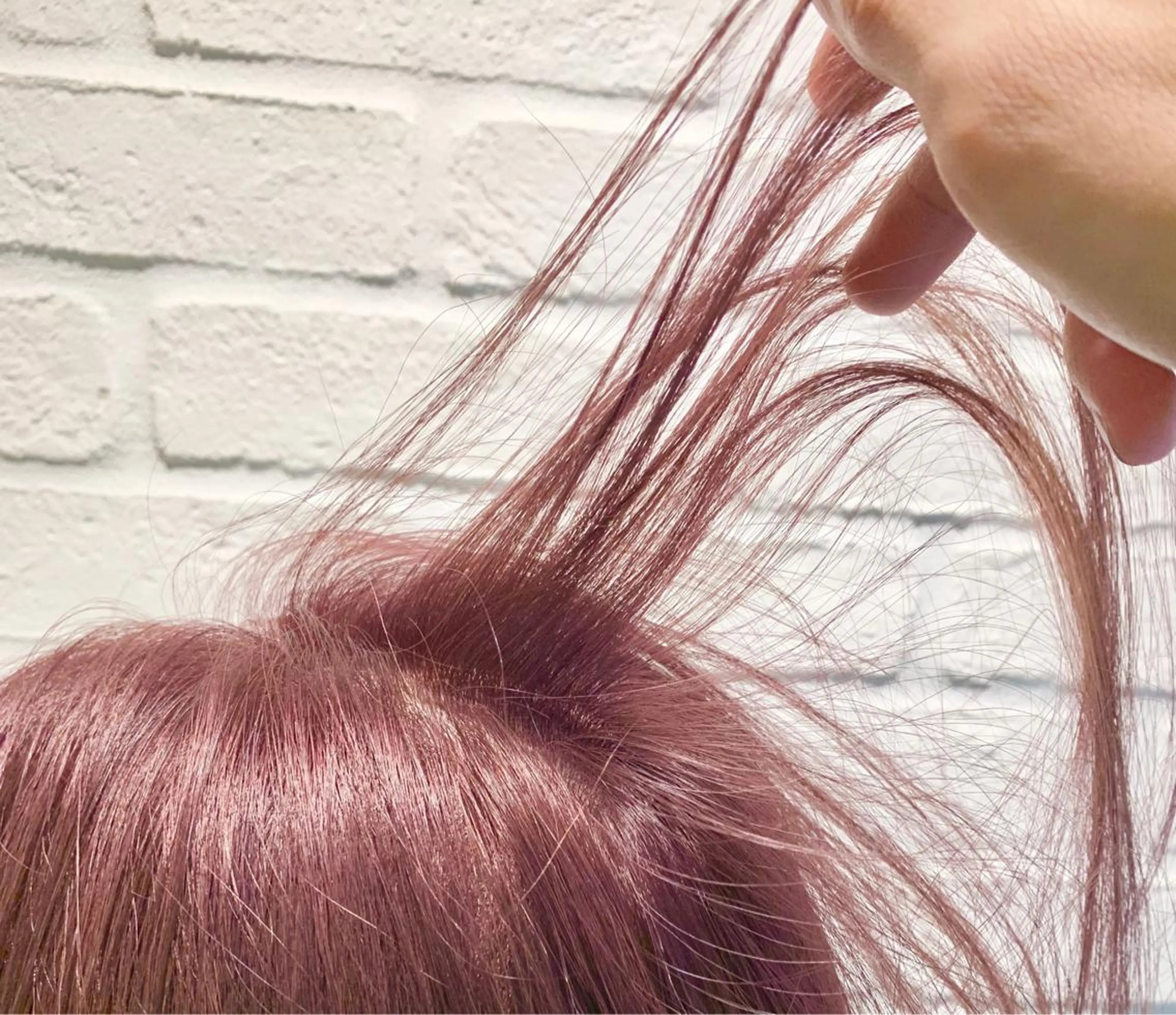 ミディアム カラー アッシュ ブリーチ ピンクカラー ヘアカラー レイヤー/大人メンズ パーマ🌀 平島拓也のヘアスタイル