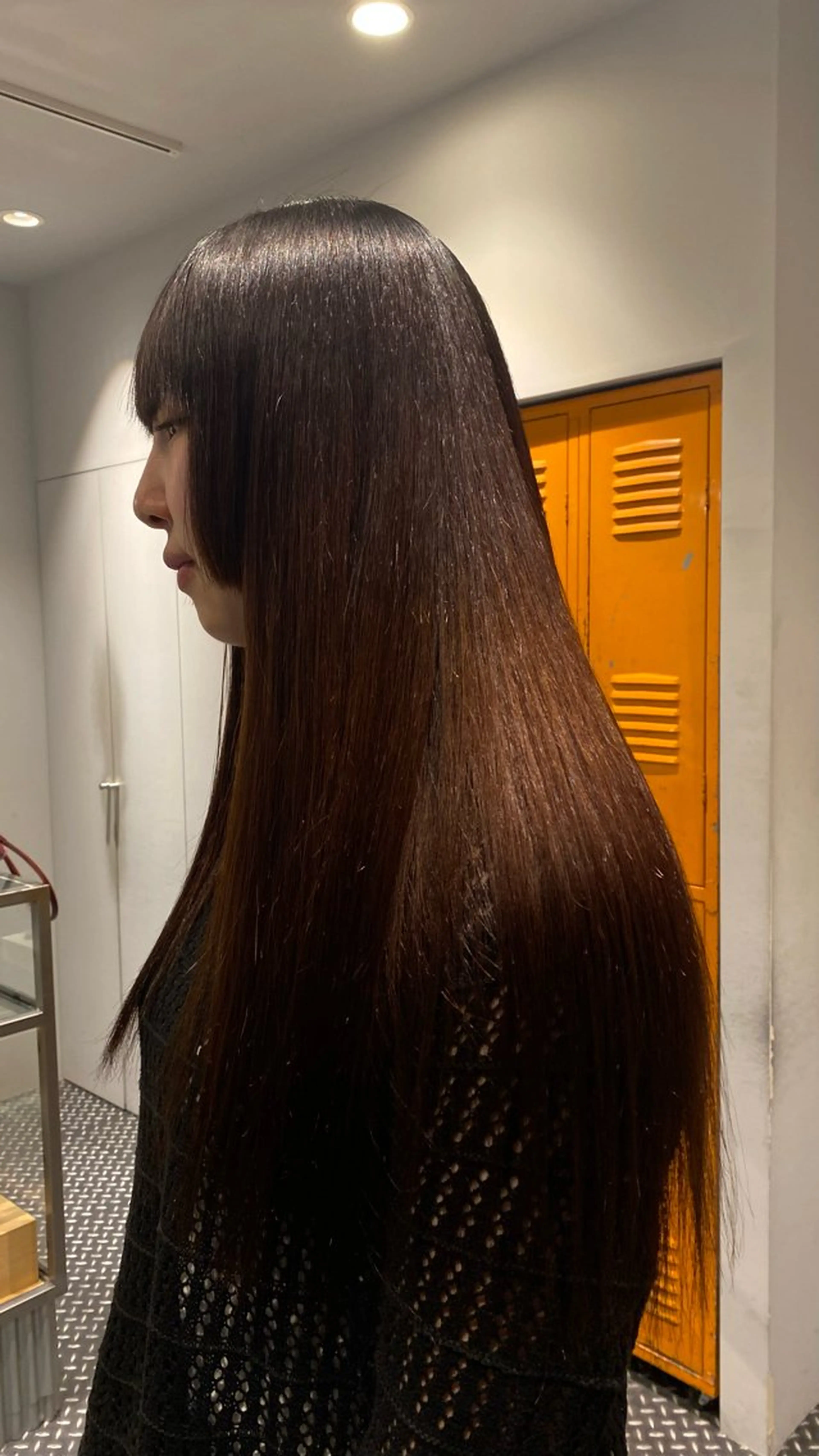 ロング カラー パーマ ヘアアレンジ marino マリノのヘアスタイル