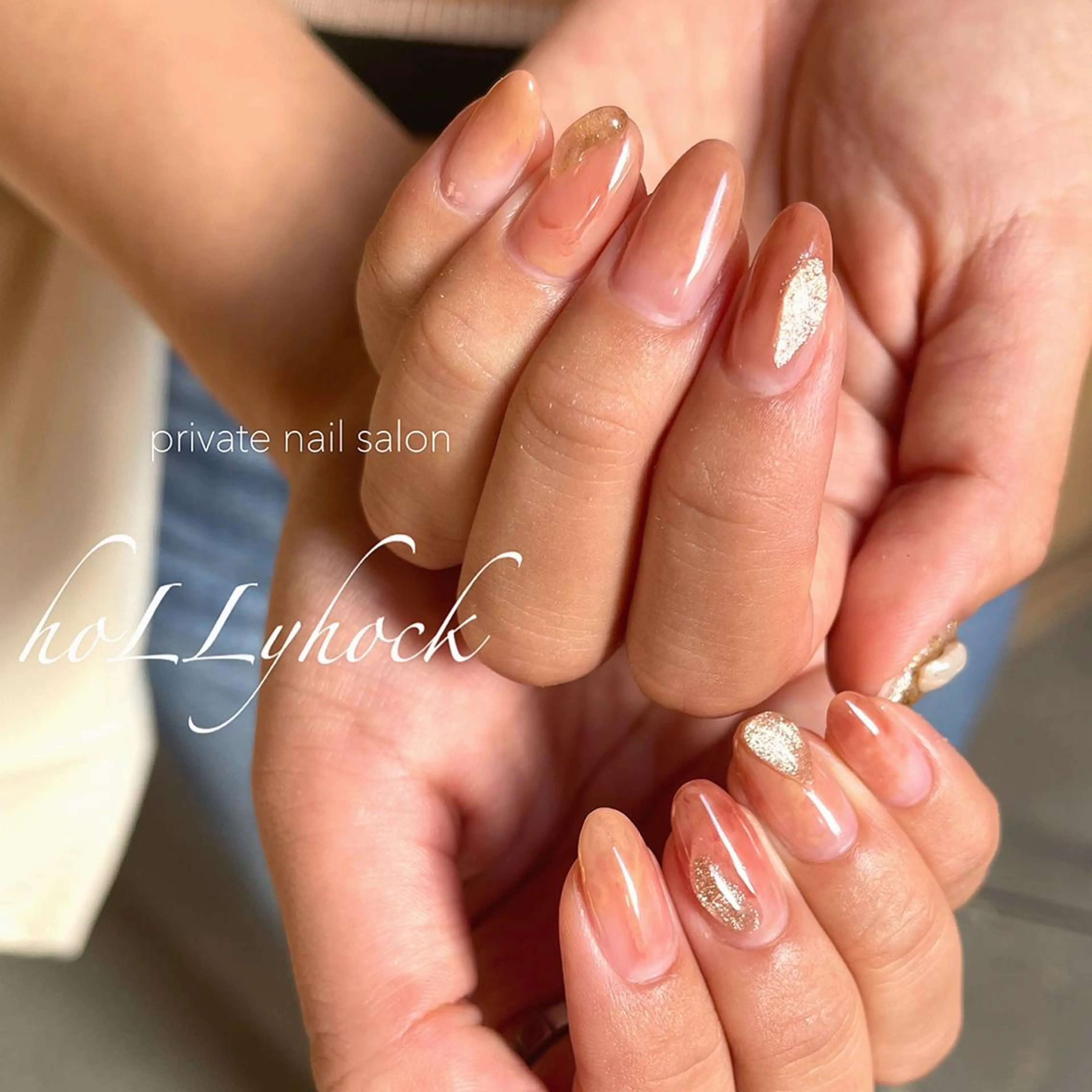 ネイル アートネイル nail salon hoLLyhockのネイルデザイン
