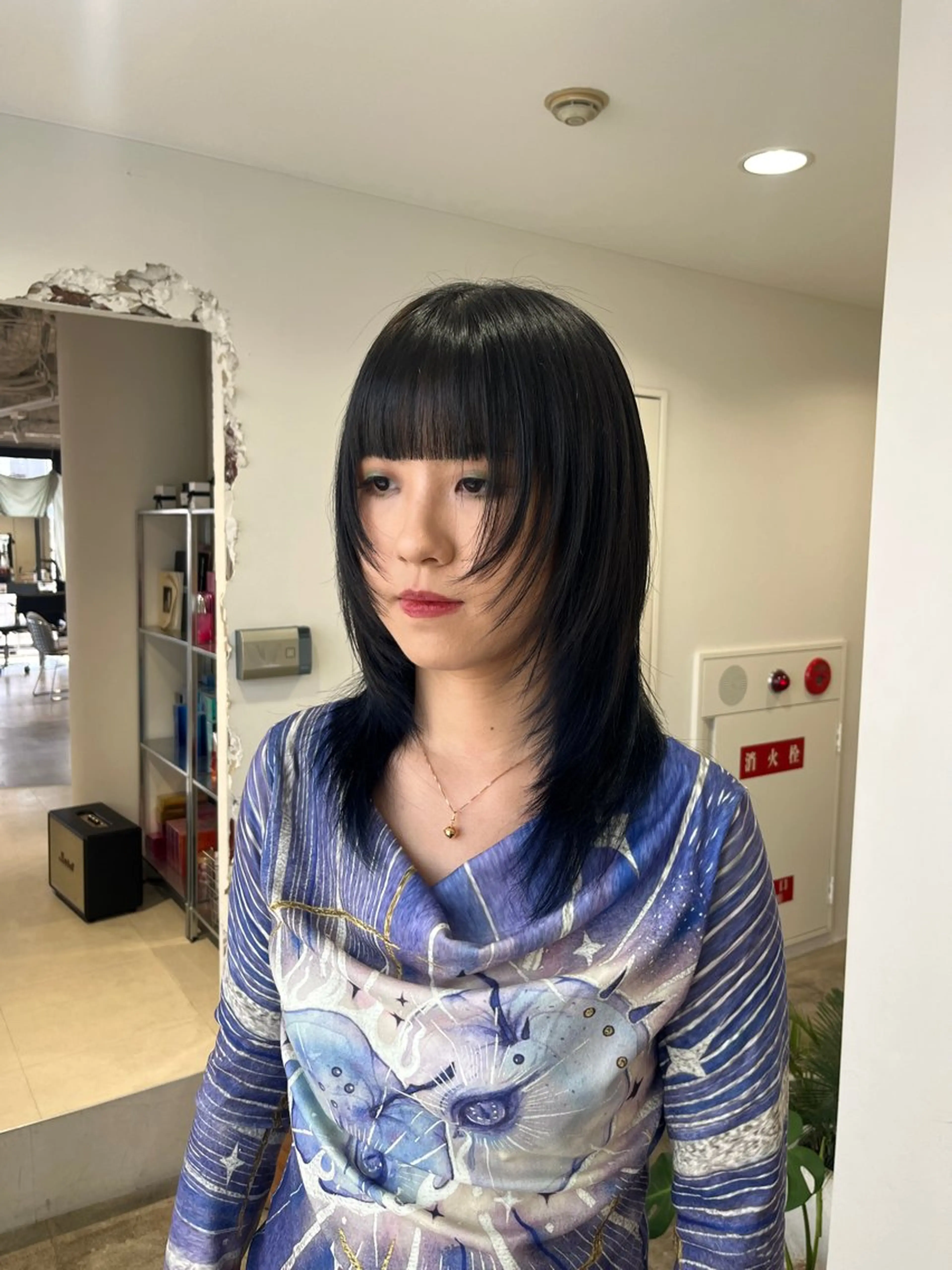 ロング レイヤーカット カット ヘアカラー トリートメント Shion/ レイヤー/髪質改善のヘアスタイル