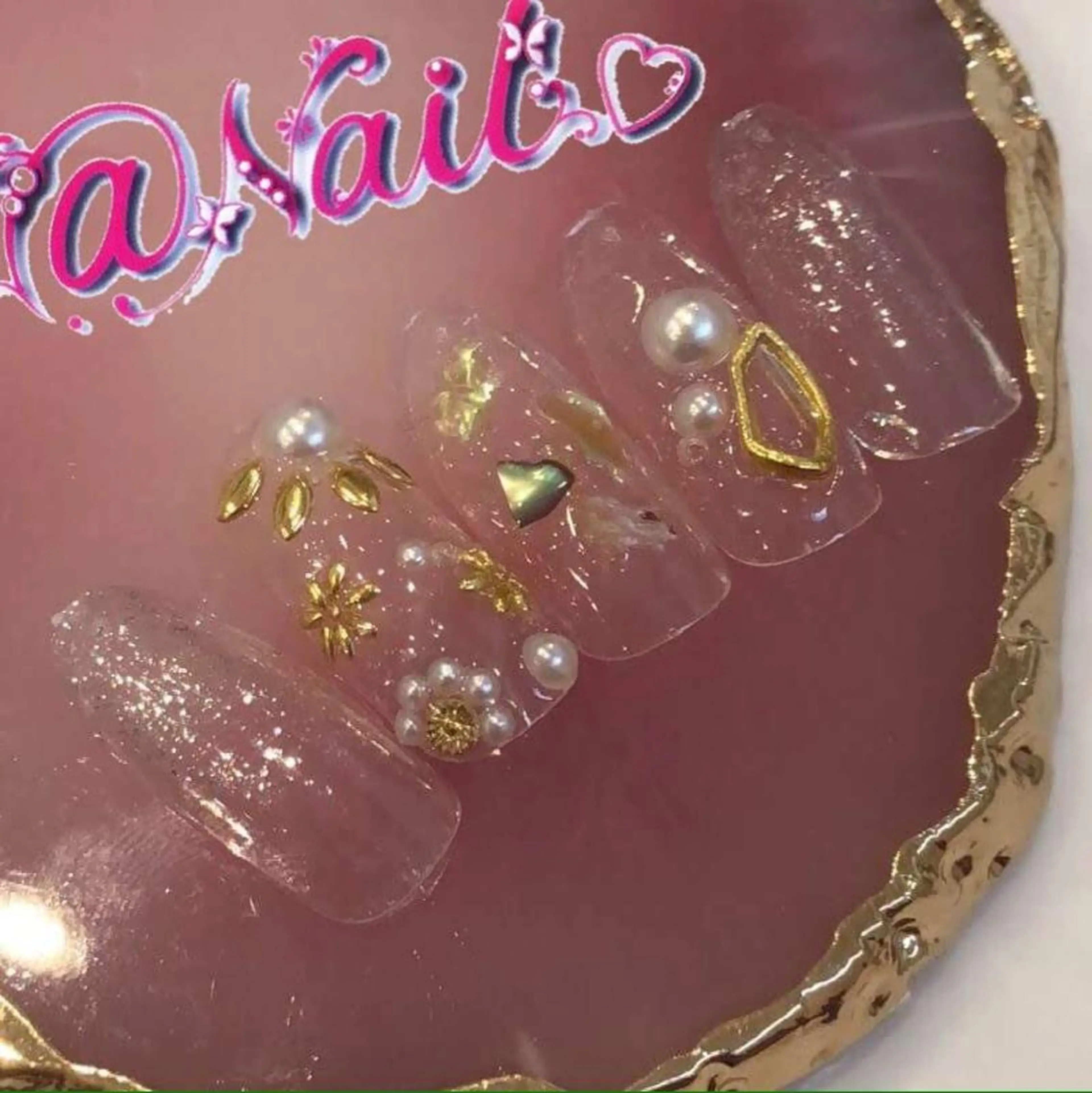 ネイル ネイルチップ 小尾 栞のネイルデザイン