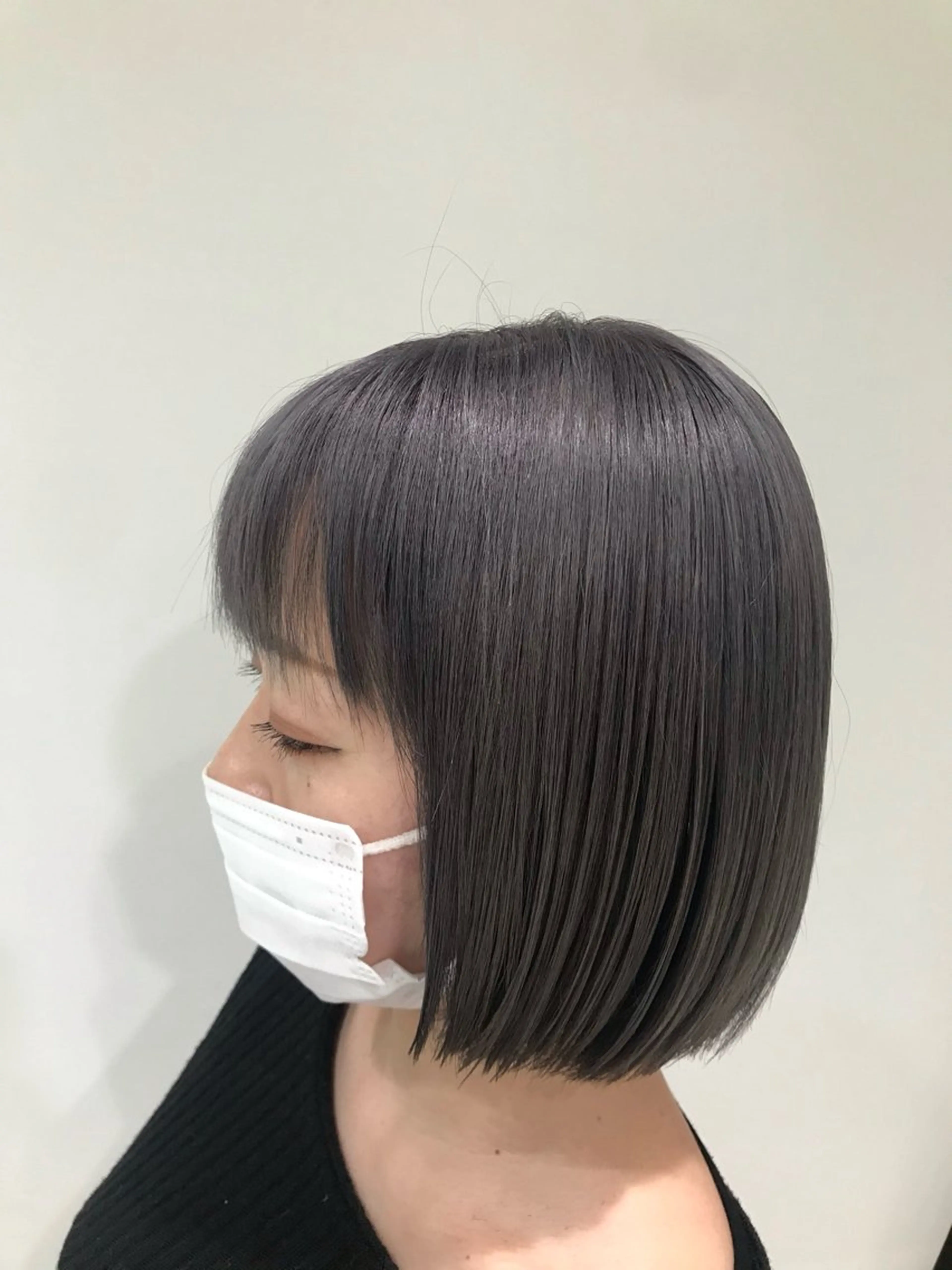 ミディアム ボブ 下條 真のヘアスタイル