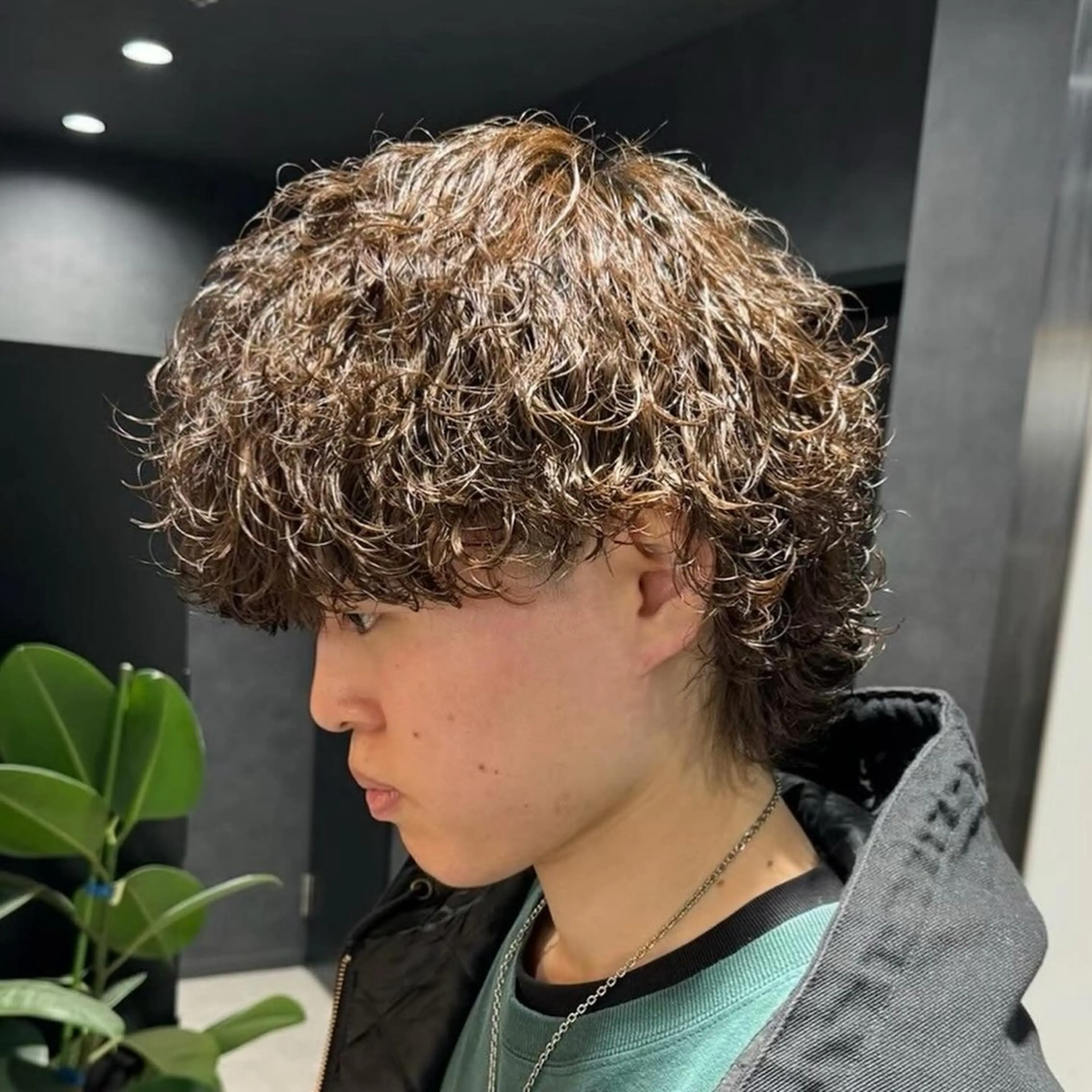 ショート カラー パーマ メンズ 🖤Ayumi🖤 メンズ特化❤️‍🔥のヘアスタイル