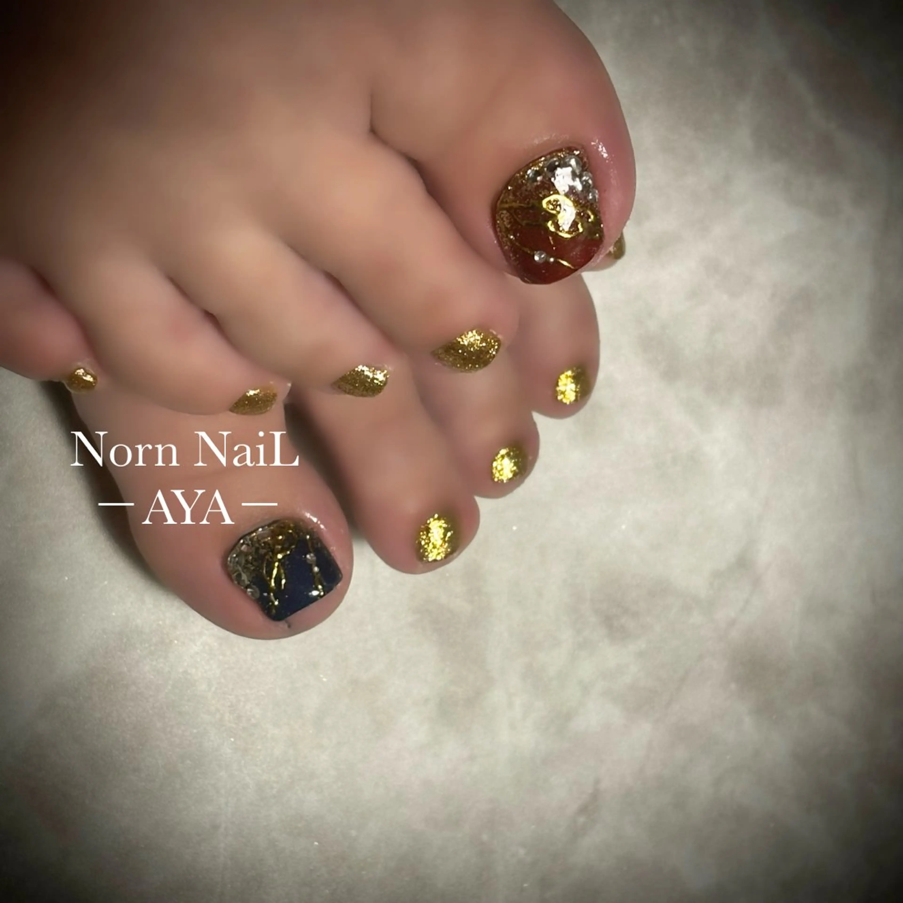 ネイル フットネイル U Ayaのネイルデザイン