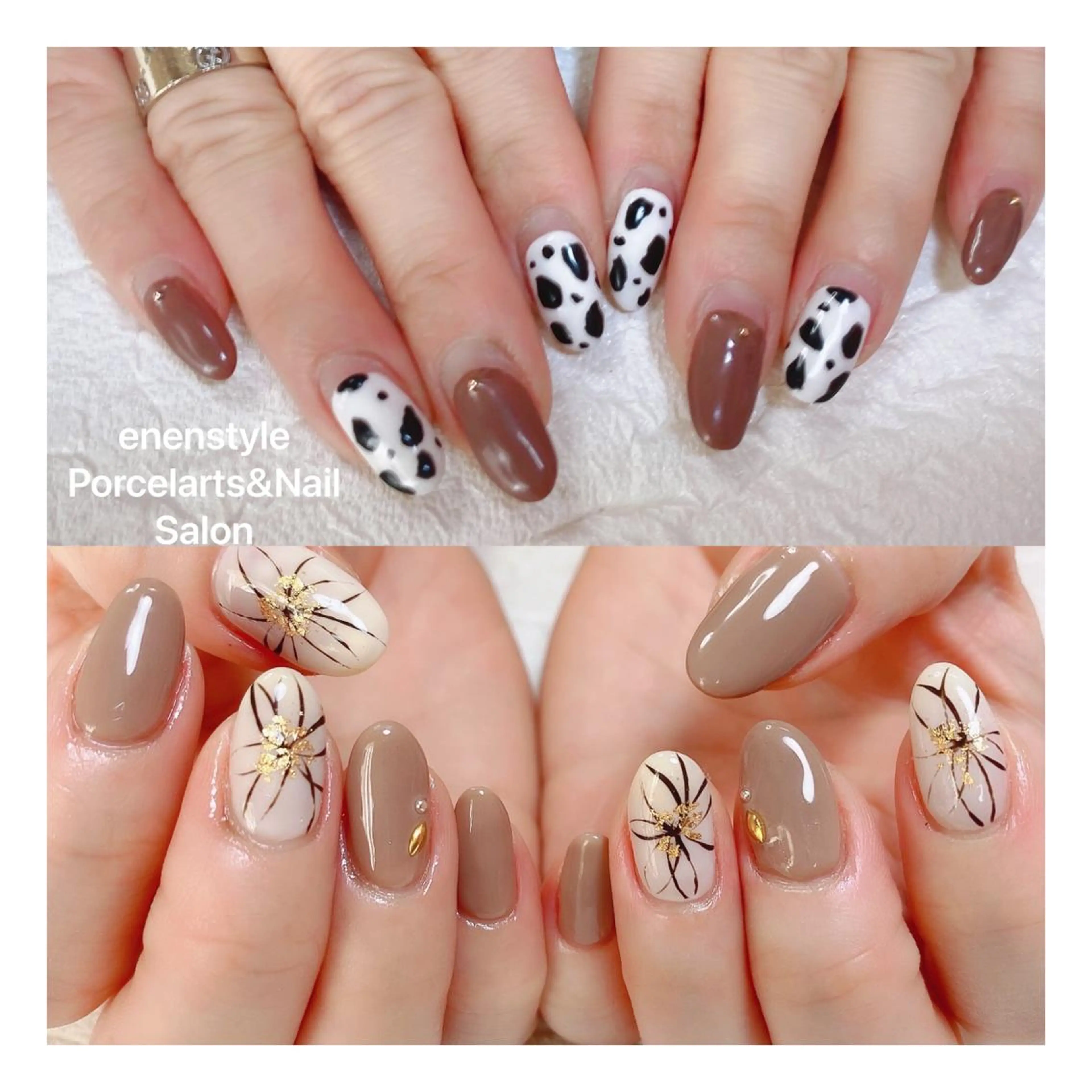 ミディアム ネイル ハンドネイル 👑enen style👑のネイルデザイン