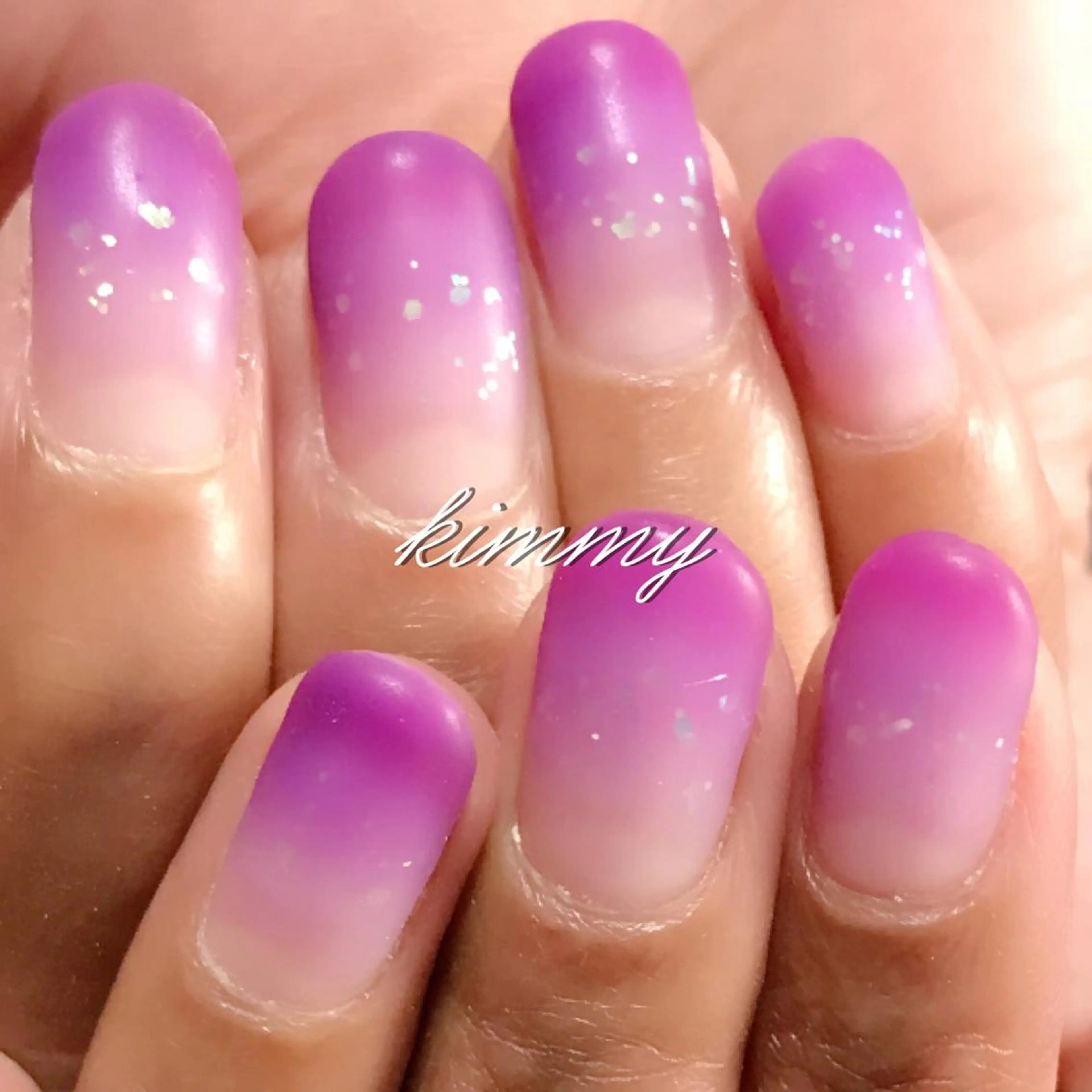 ネイル マットネイル ハンドネイル kimmy nailsのネイルデザイン