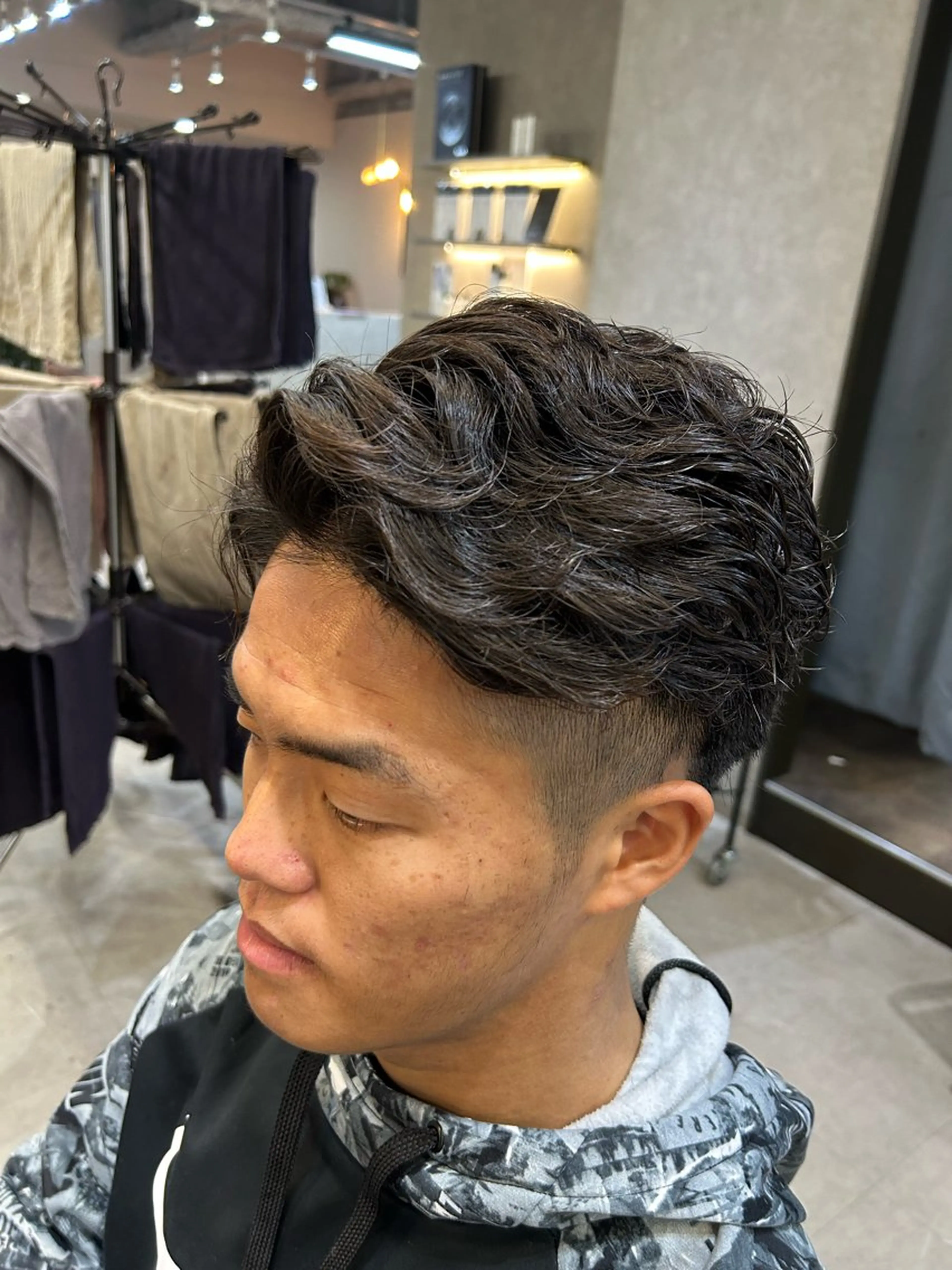 パーマ メンズ カット パーマ flag hair レイナのヘアスタイル