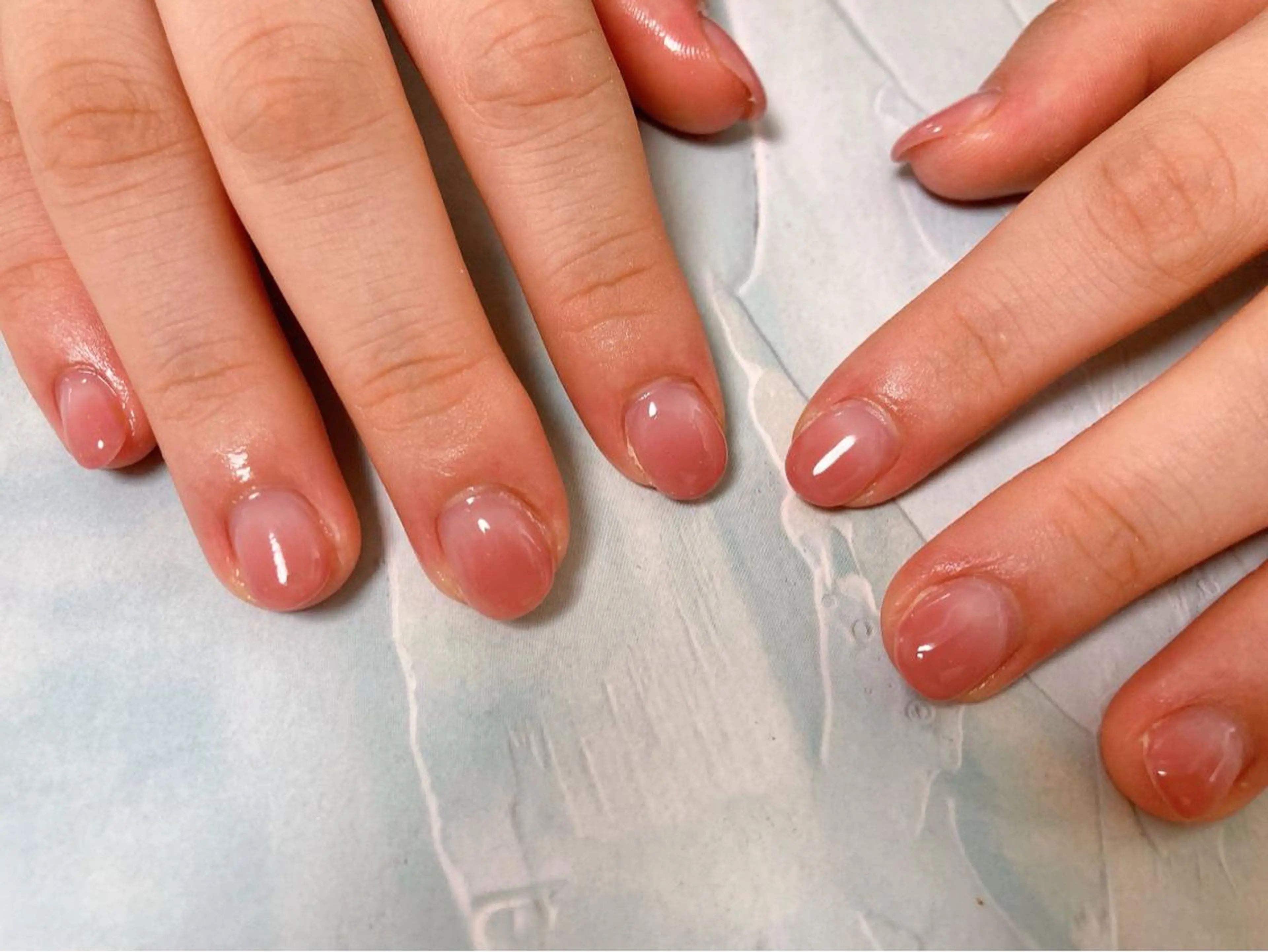 ネイル ピンク mogunail &blowのネイルデザイン