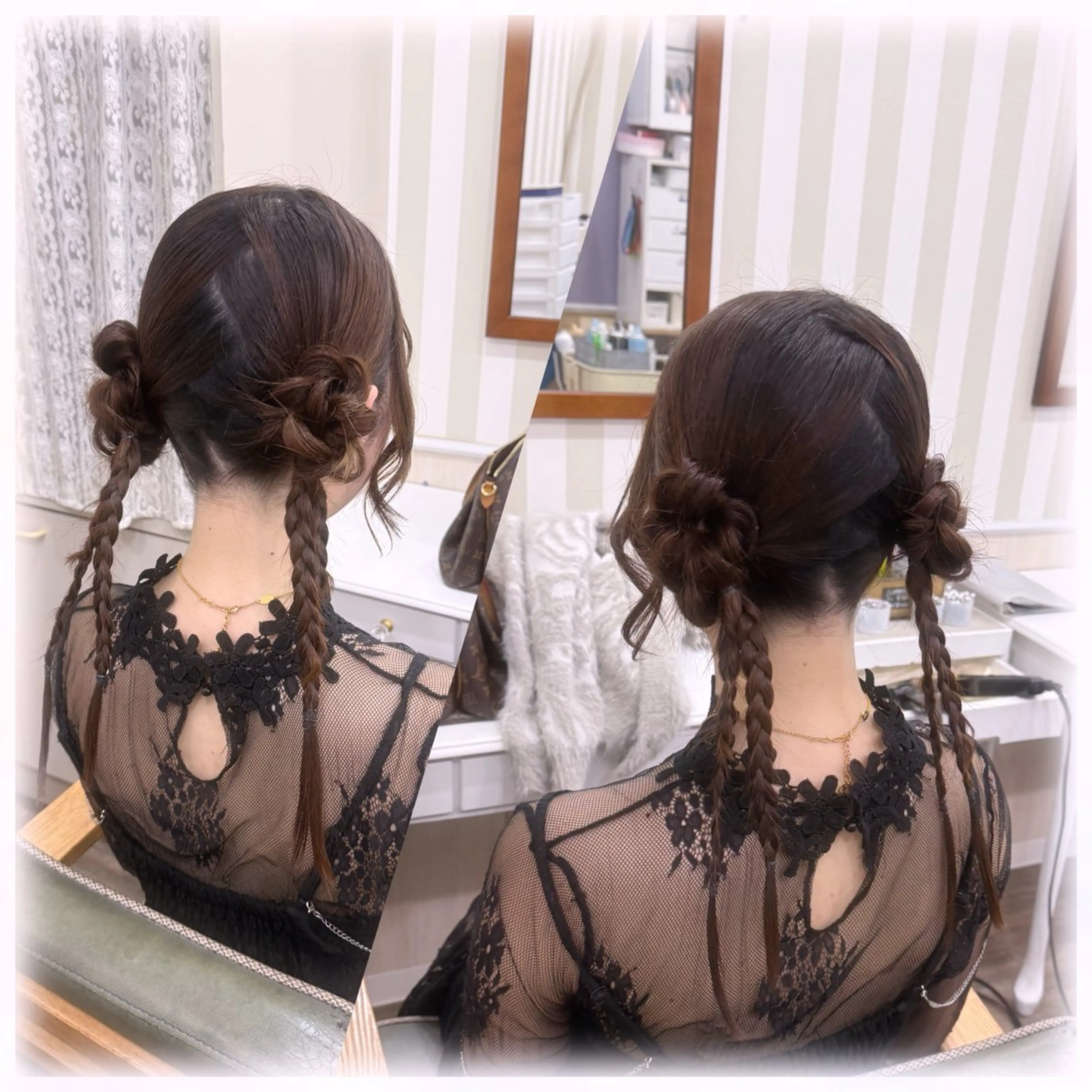 ヘアアレンジ ヘアセット 🤍AIRA🤍のヘアスタイル