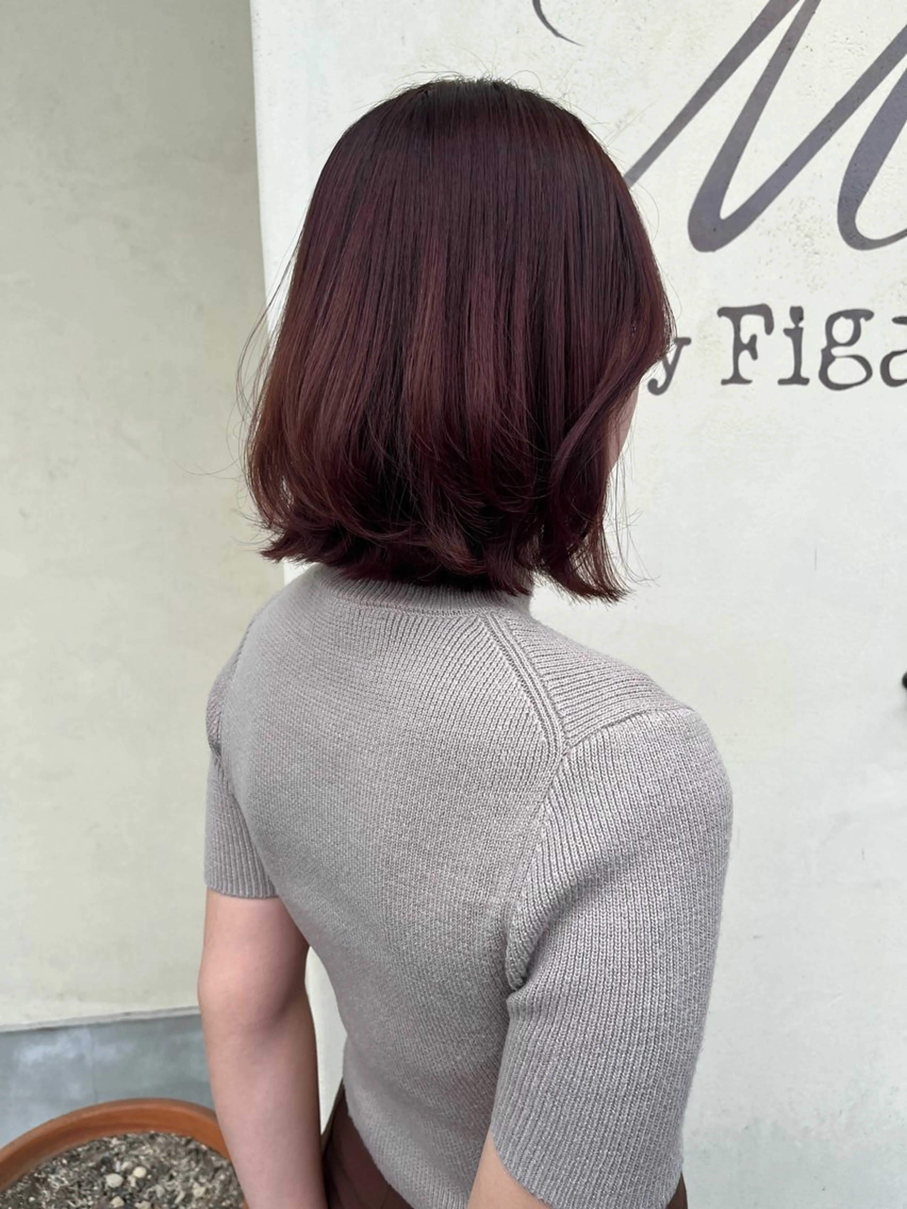 ミディアム レイヤーカット カット ヘアカラー Ayumi/艶カラー /レイヤー/ネイルのヘアスタイル