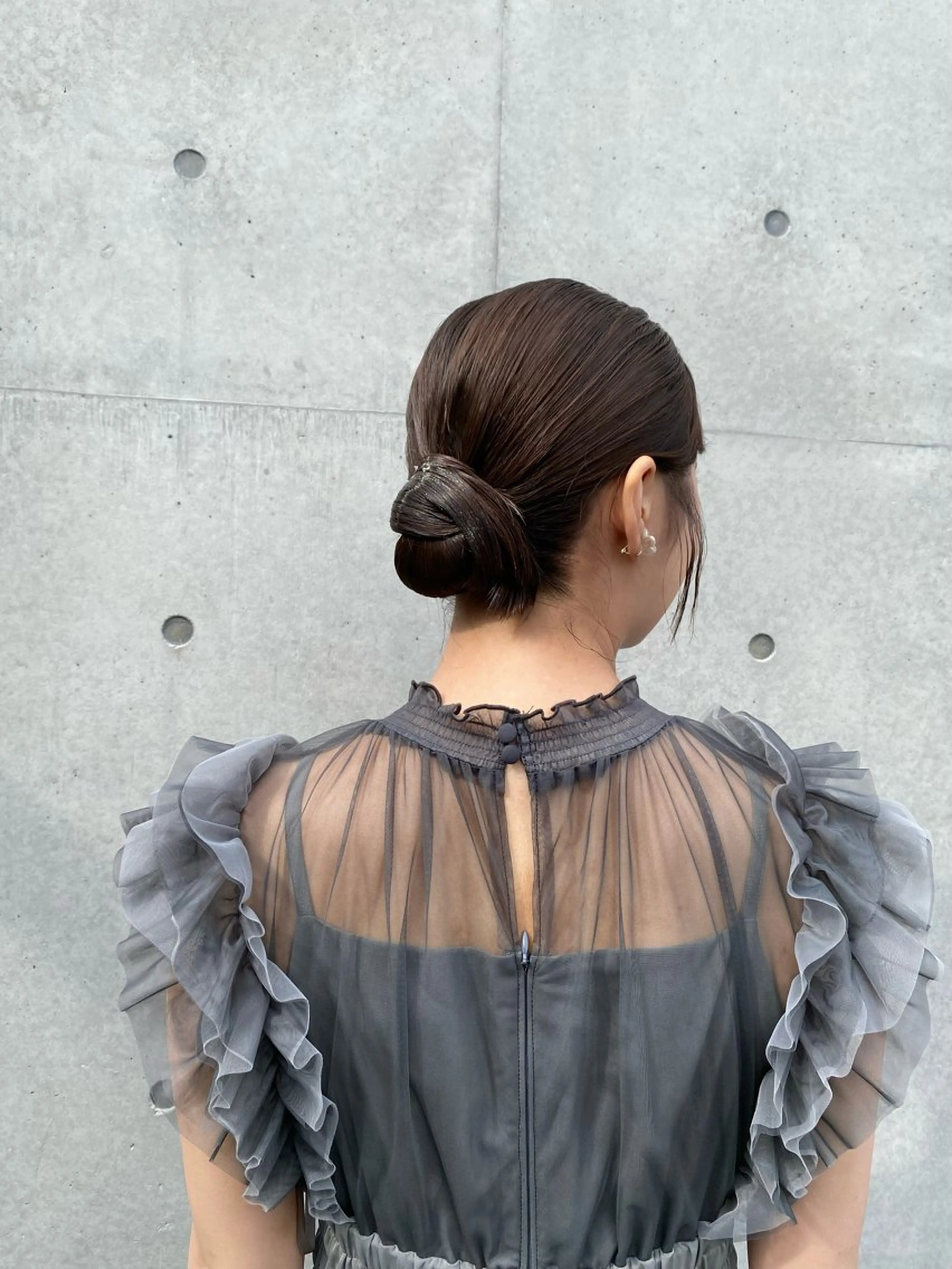 ミディアム カラー ヘアアレンジ ヘアセット mina 🌷のヘアスタイル