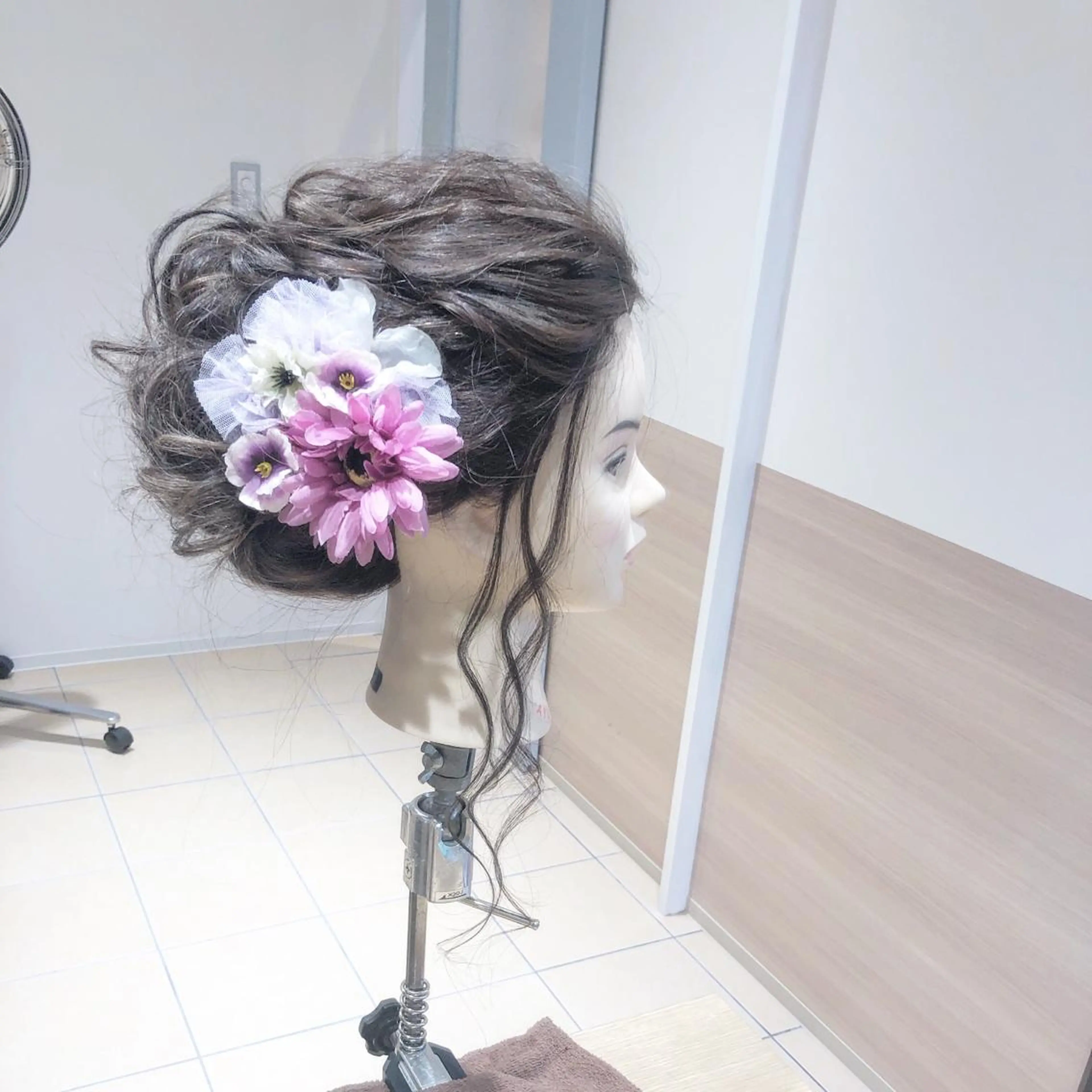 セミロング ヘアアレンジ 高橋 香澄のヘアスタイル