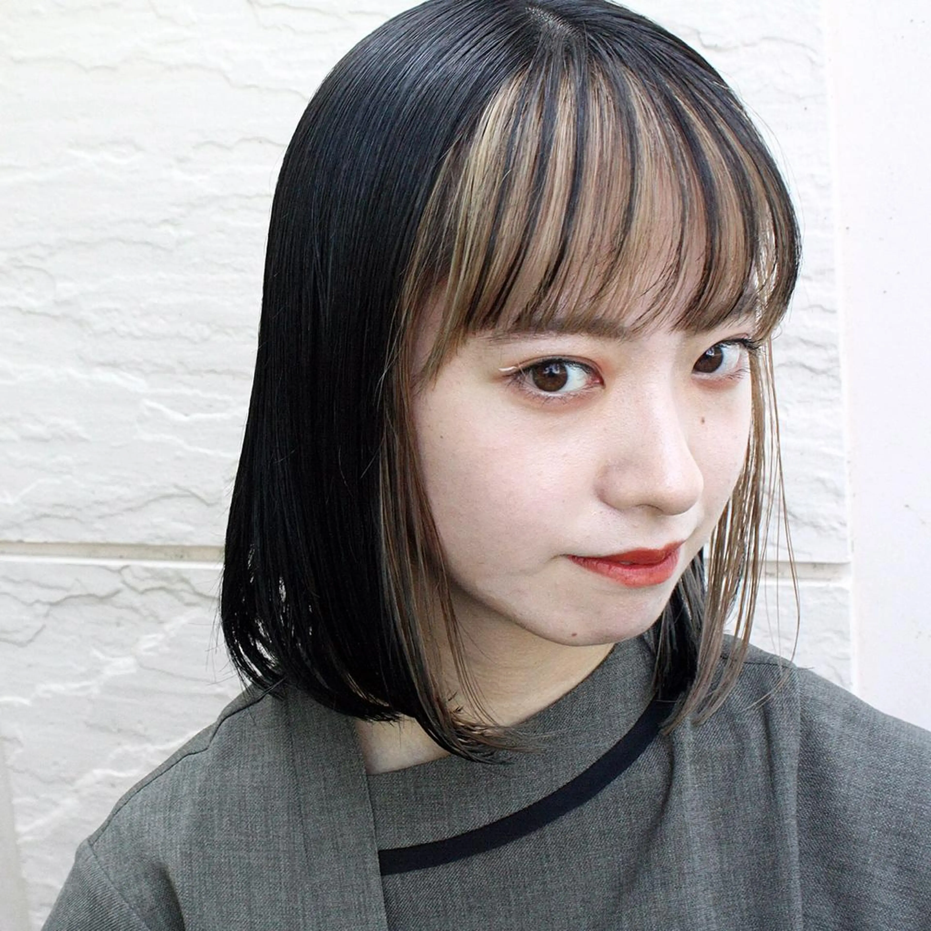 ミディアム カラー デザインカラー パーマ/パーマ落とし 【Kouta】のヘアスタイル