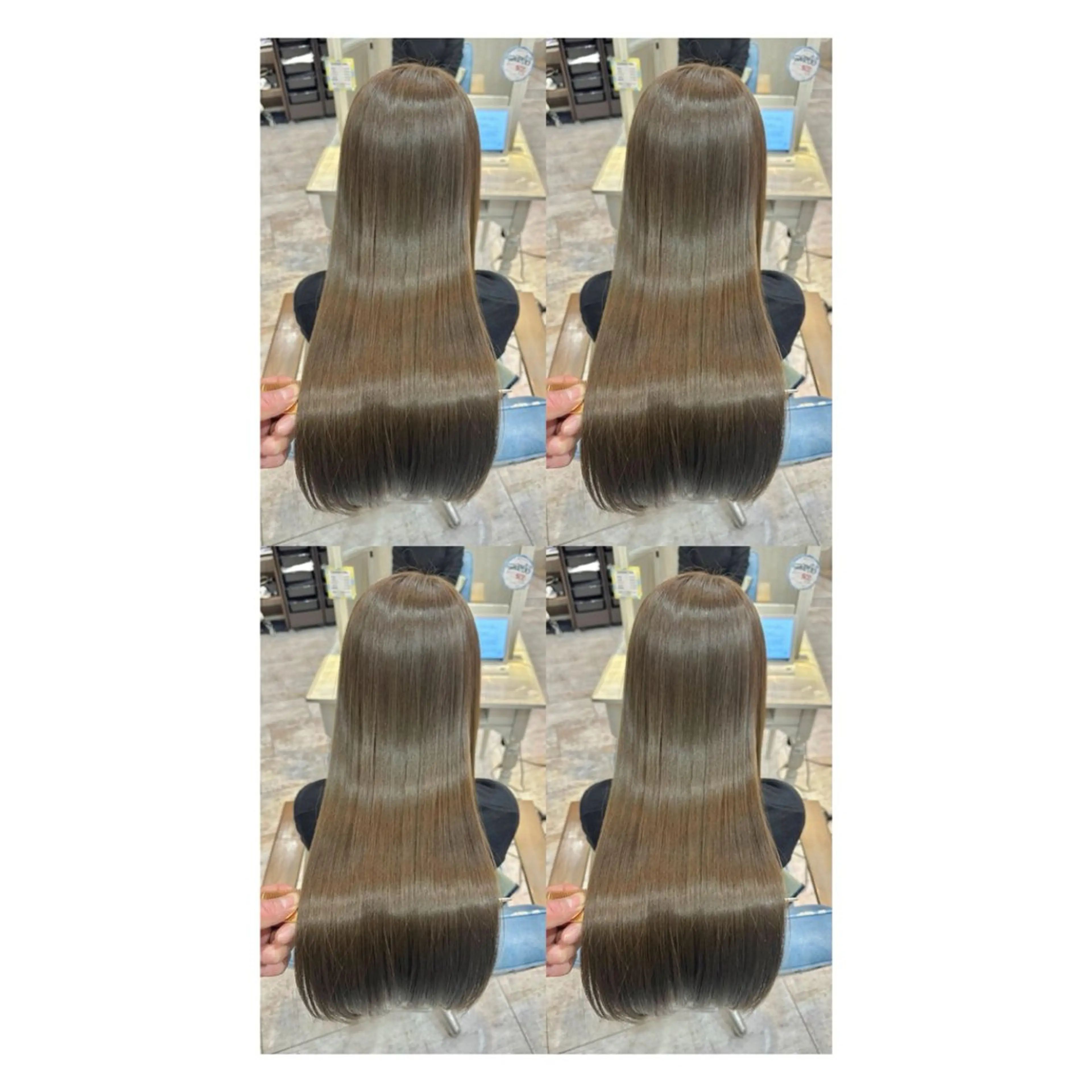 ロング カラー 透明感カラー 髪質改善 縮毛矯正 トリートメント カット 縮毛矯正 トリートメント 店長✨レイヤー✖️ 髪質改善✖️韓国ヘアのヘアスタイル