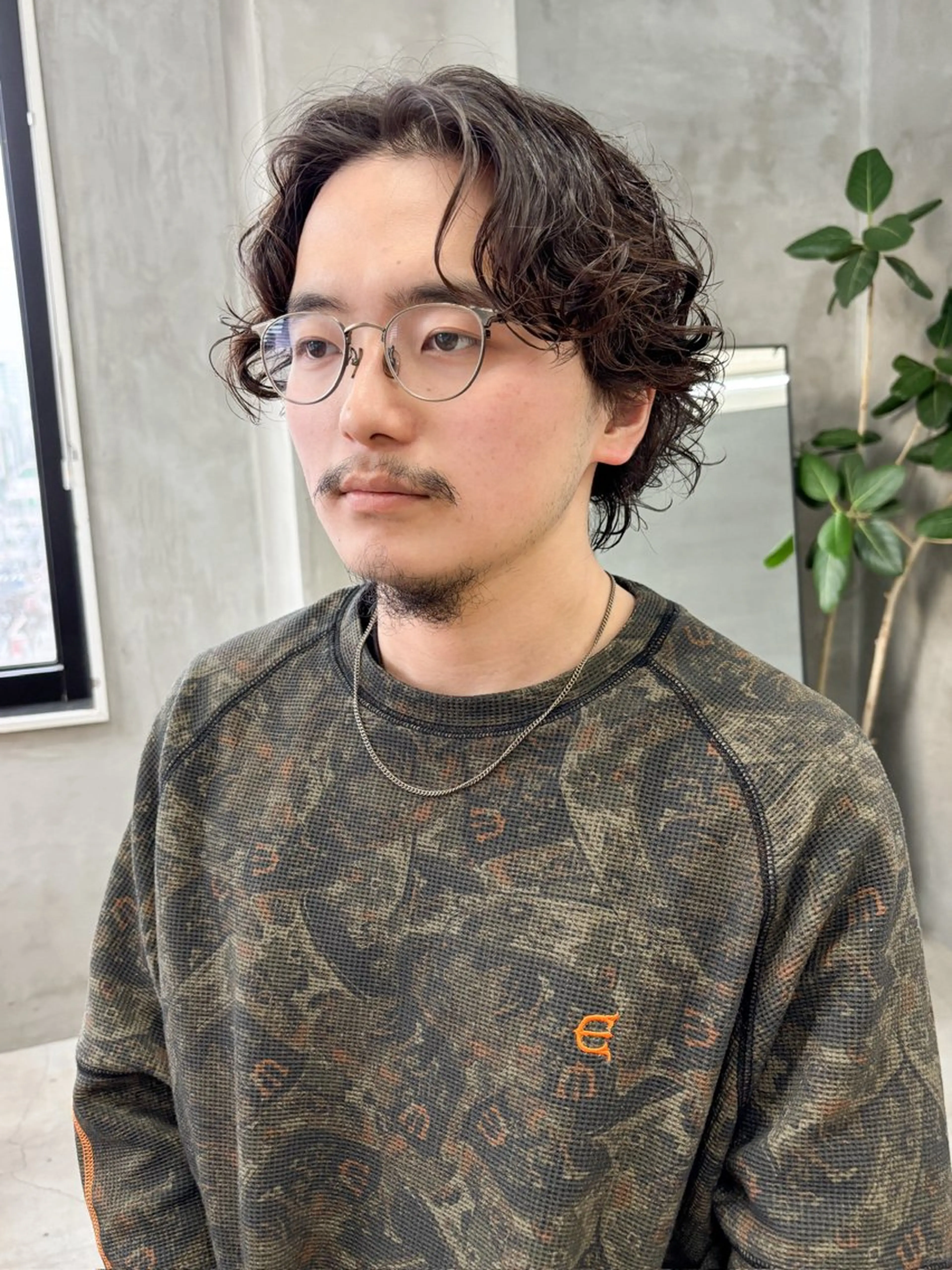 メンズカット+メンズスパイラルパーマ+リプタートリートメントの写真