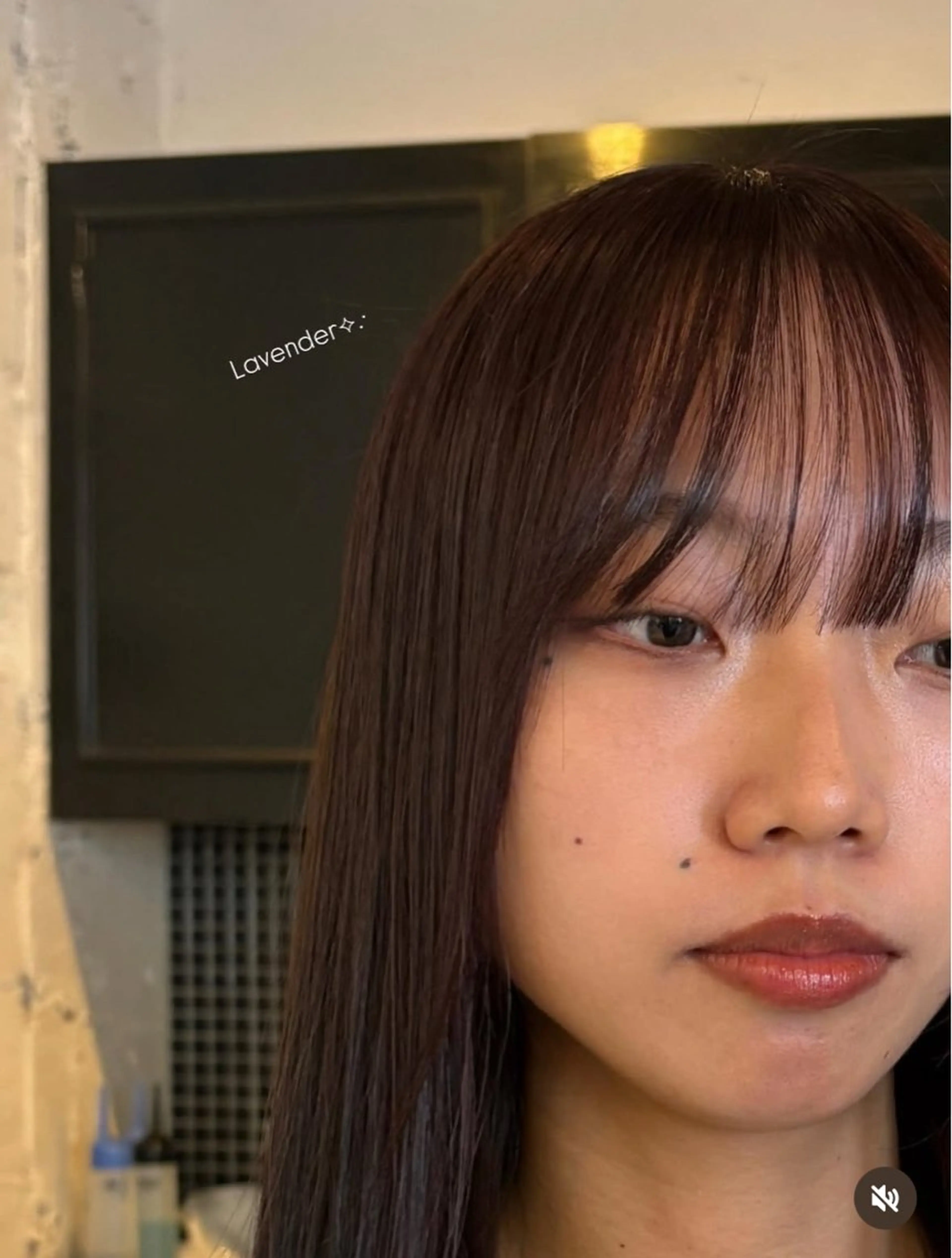 ミディアム ヘアカラー トリートメント レディースカット🎀 NANAHAのヘアスタイル