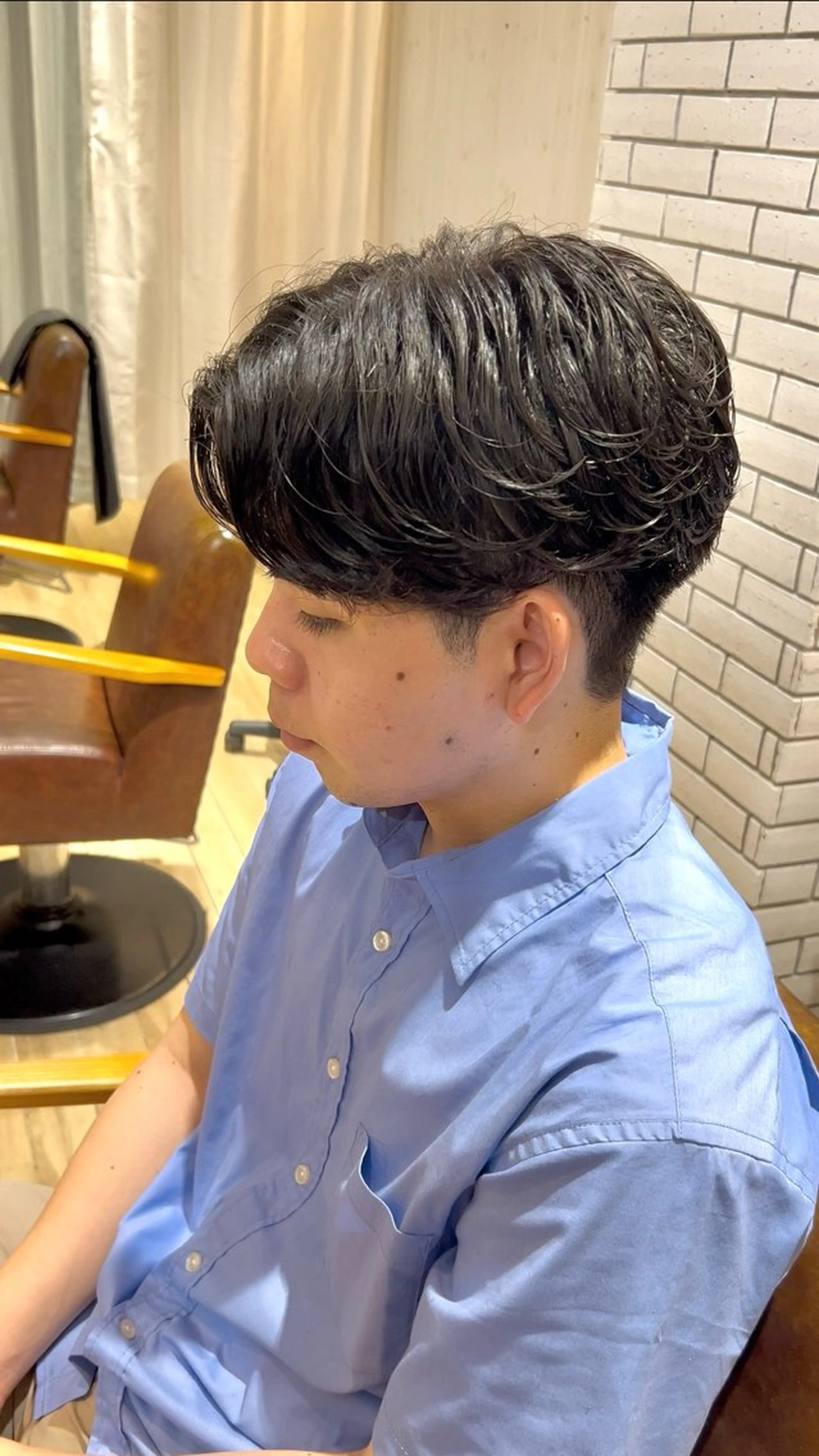 パーマ メンズ メンズパーマ ニュアンスパーマ カット パーマ メンズ/パーマ/ 目黒/オノザトのヘアスタイル