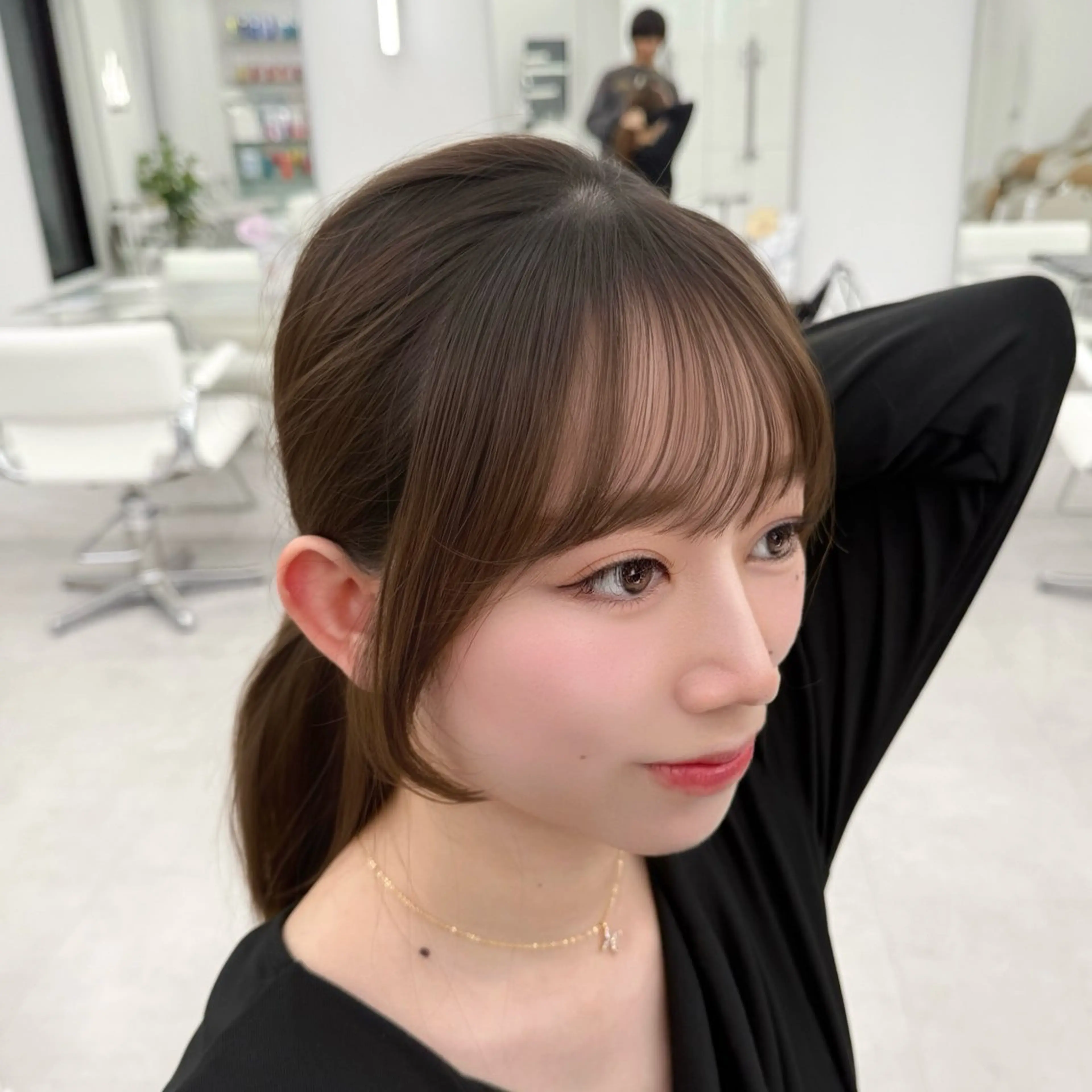 ロング カラー くびれヘア 髪質改善 韓国風ヘア レイヤーカット 似合わせカット カット ヘアカラー トリートメント 韓国ヘア🇰🇷× 髪質改善🫧テルのヘアスタイル