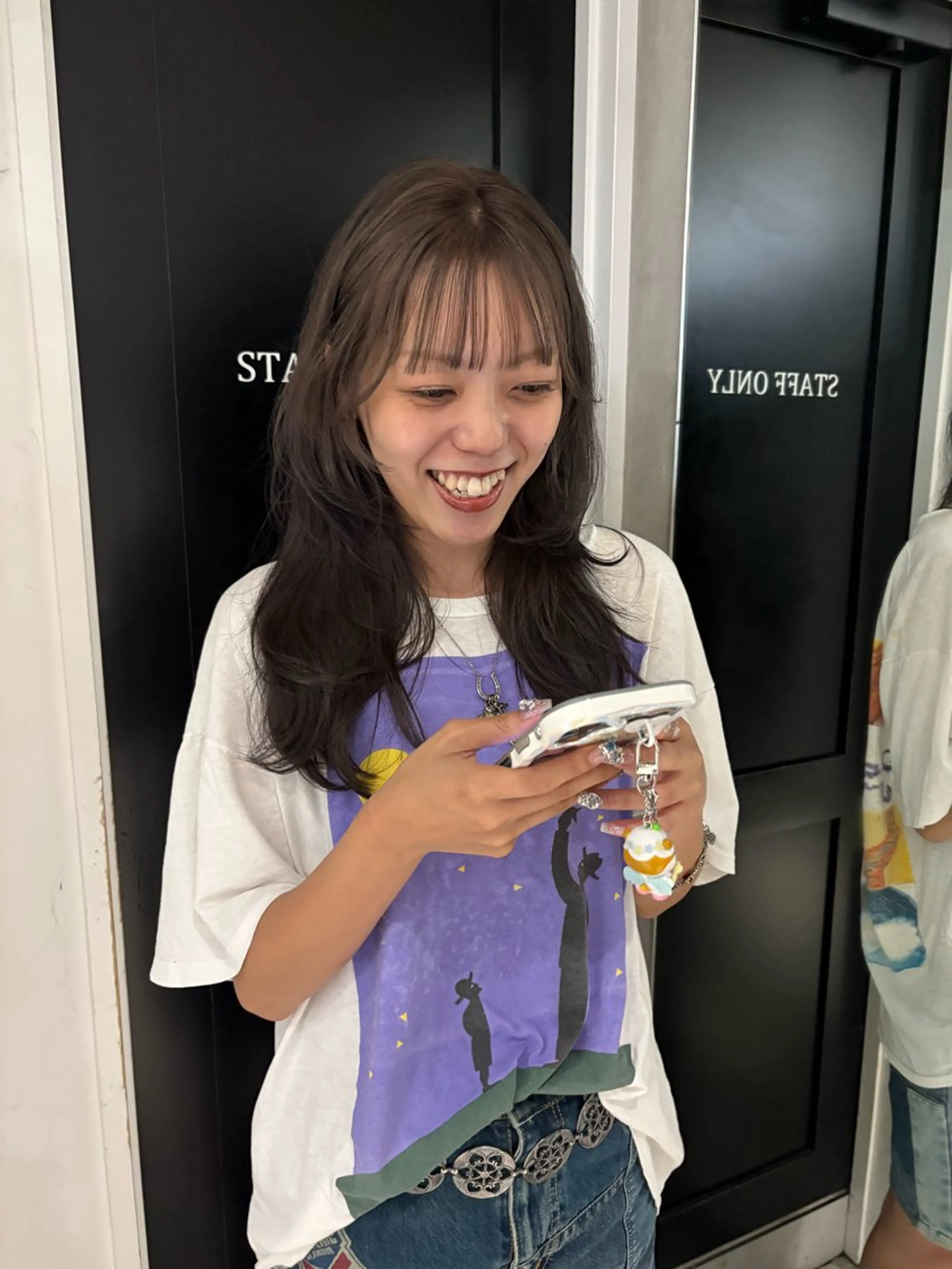 セミロング カラー カット ヘアカラー トリートメント 似合わせ｜レイヤー 🪩yurikaのヘアスタイル