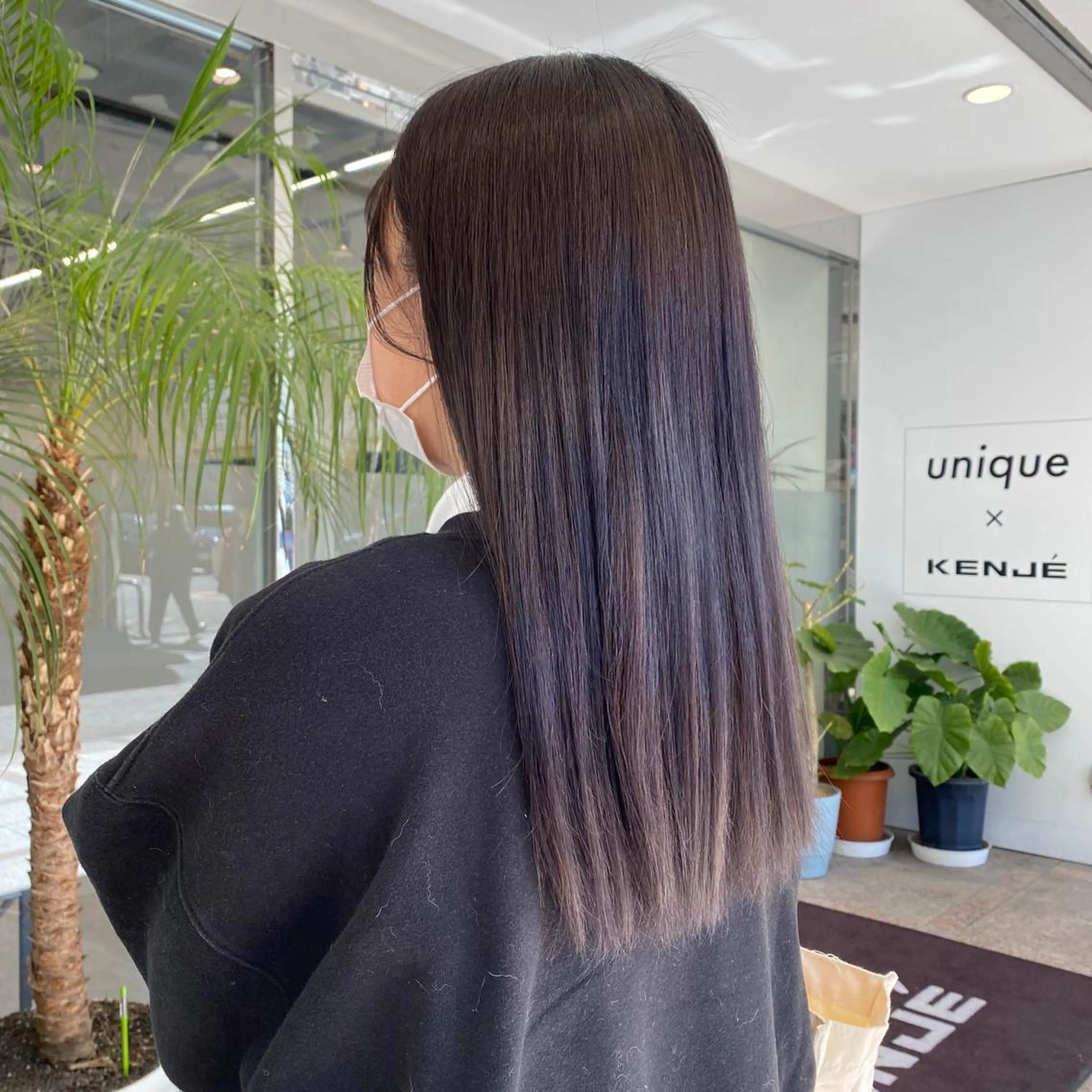 ロング カラー パープルカラー 町田縮毛矯正/ 髪質改善/美髪特化のヘアスタイル