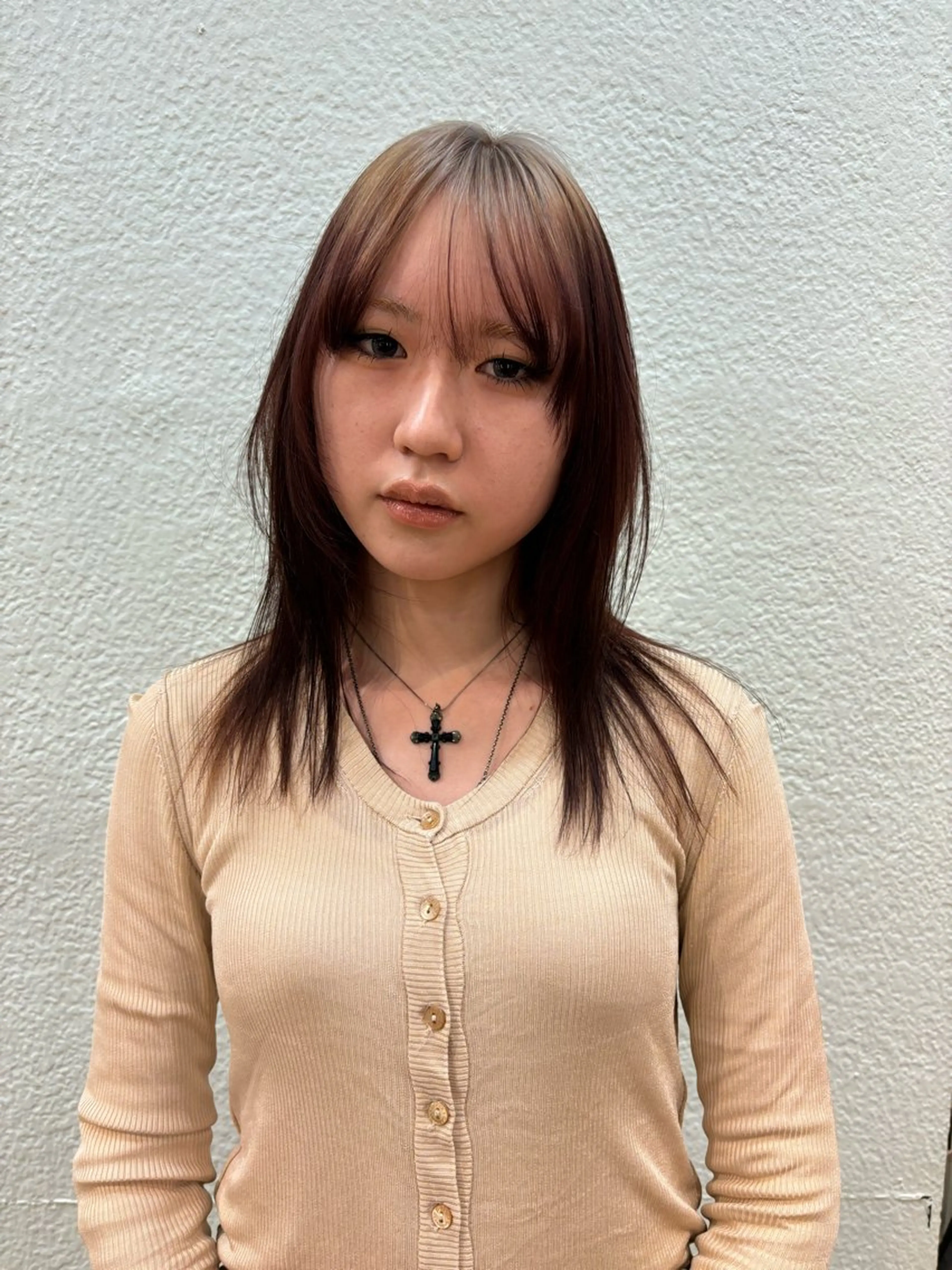 セミロング カラー ヘアカラー Lisa🪄似合わせ ／デザインカラーのヘアスタイル