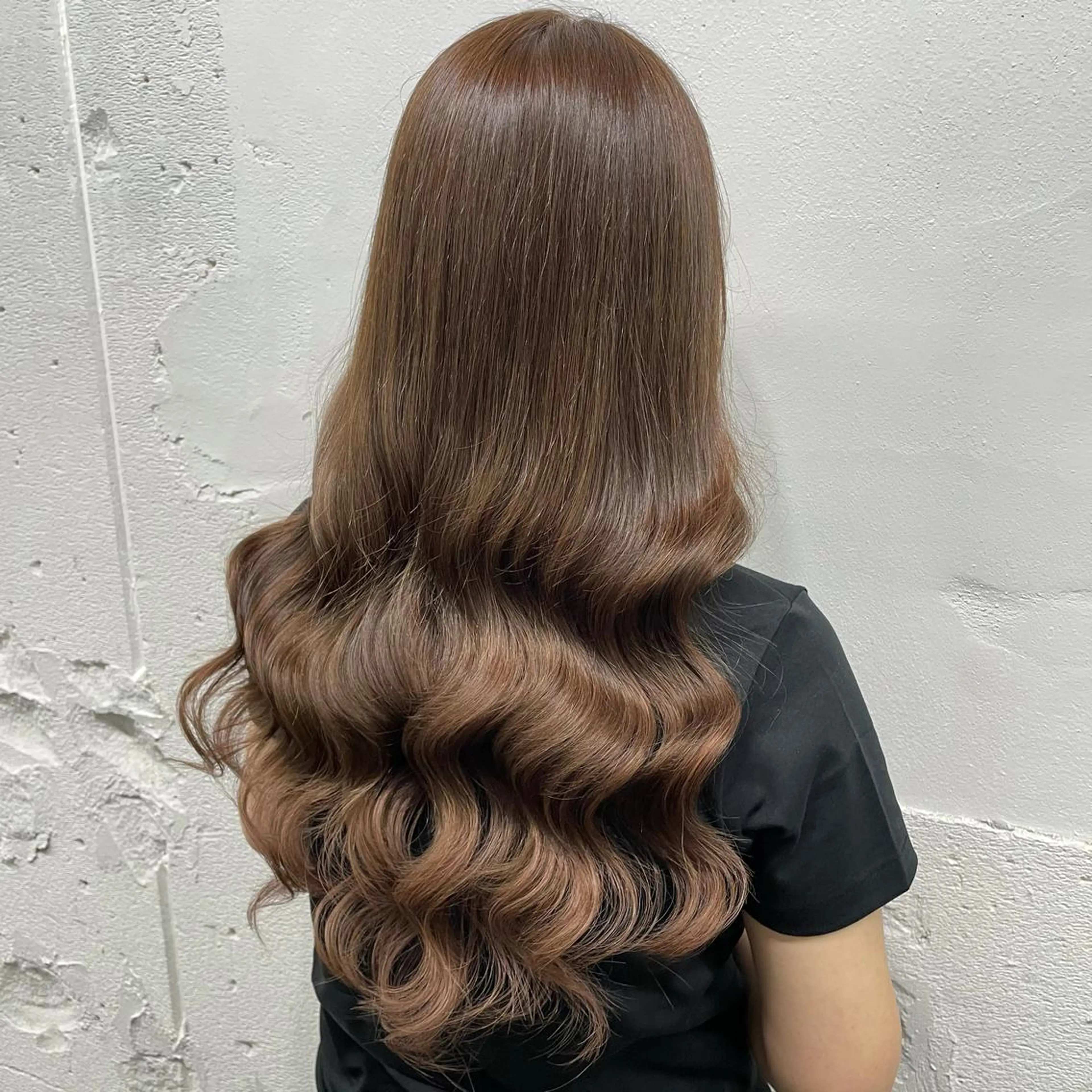 ロング カラー シールエクステ バレイヤージュ ミストバング ダブルカラー  フェイスフレーミング ヘアカラー エクステ 🧡艶髪ちゅるん髪 🫧🧡YUKI❄️のヘアスタイル