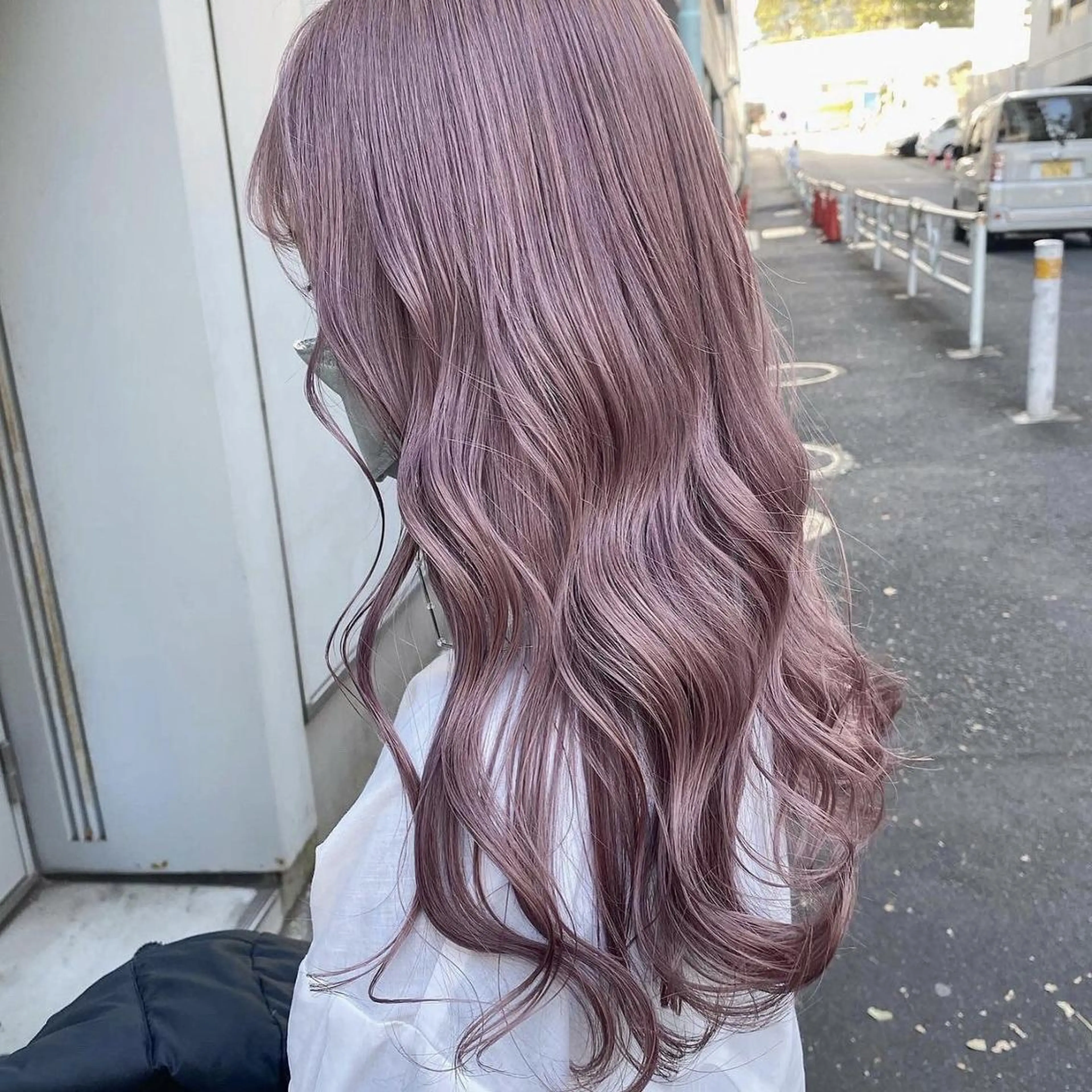ロング カラー 大人っぽ♡上品な暖色 ♡ブリーチなし♡のヘアスタイル
