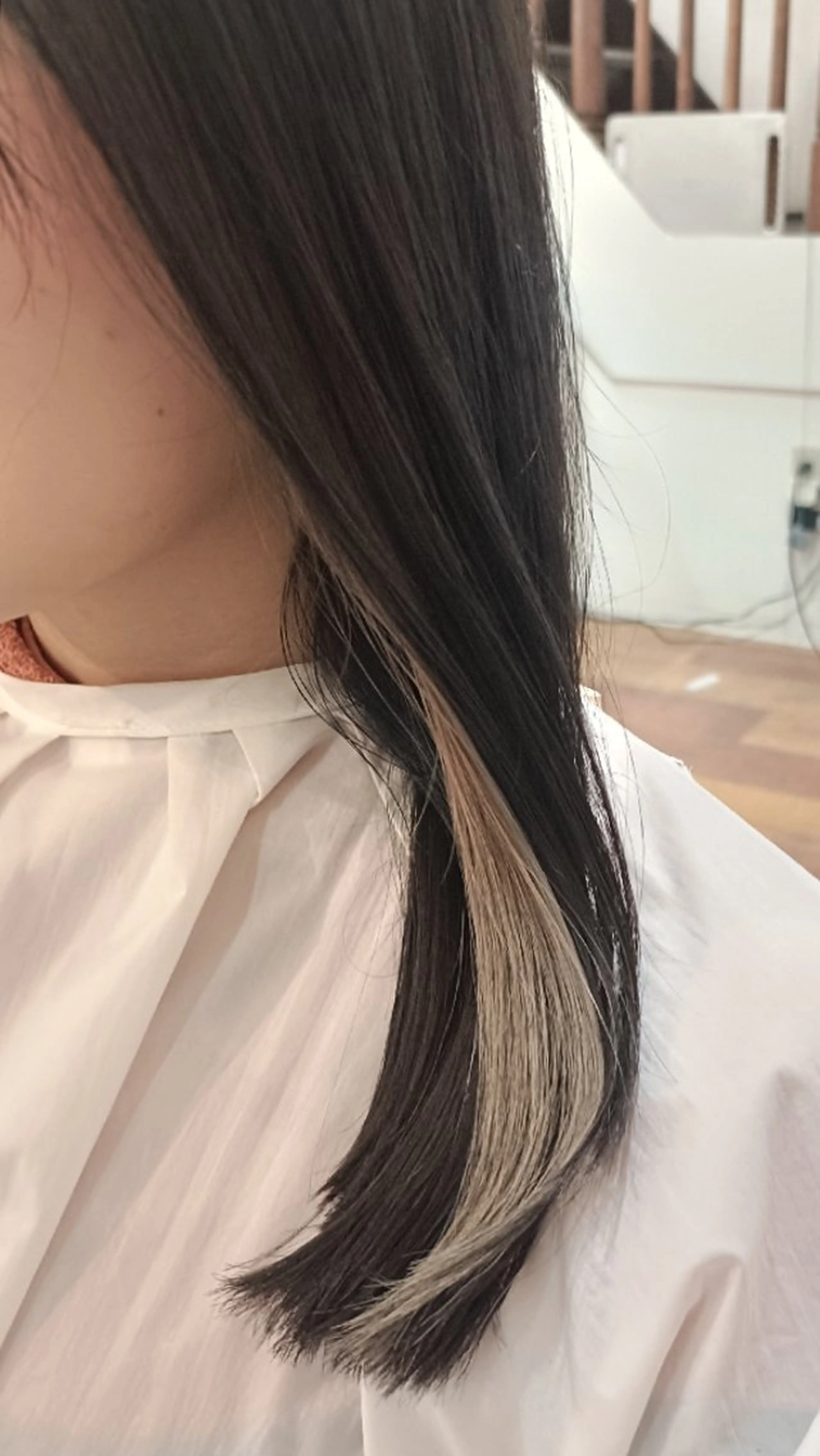 ミディアム カット ヘアカラー MOLLA 浅香山店所属・谷口ゆめ/縮毛矯正/ 大人女子/眉ワックスのヘアスタイル