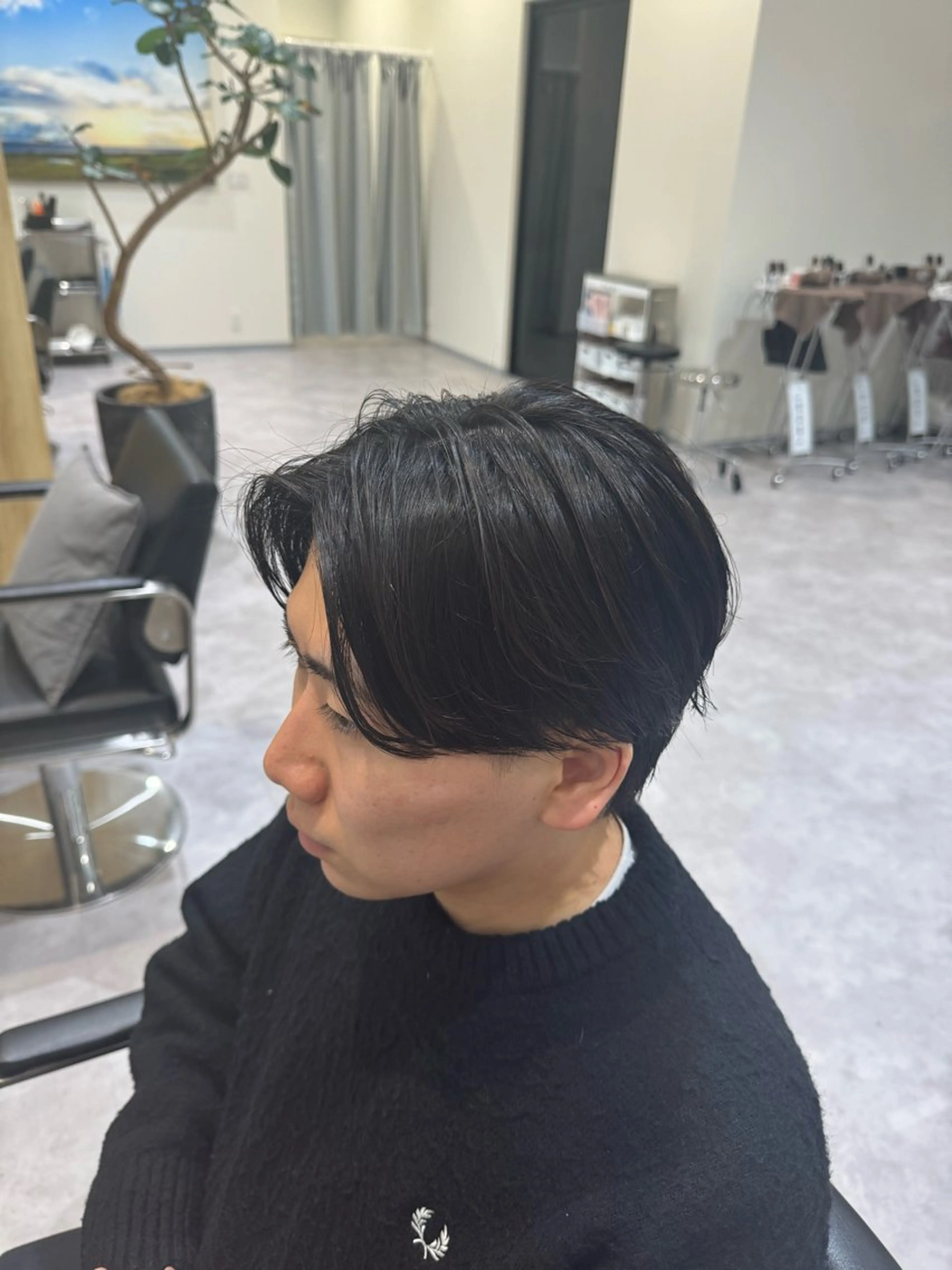 メンズ センターパート メンズパーマ カット パーマ 髪質改善/縮毛矯正 /メンズパーマ川田のヘアスタイル