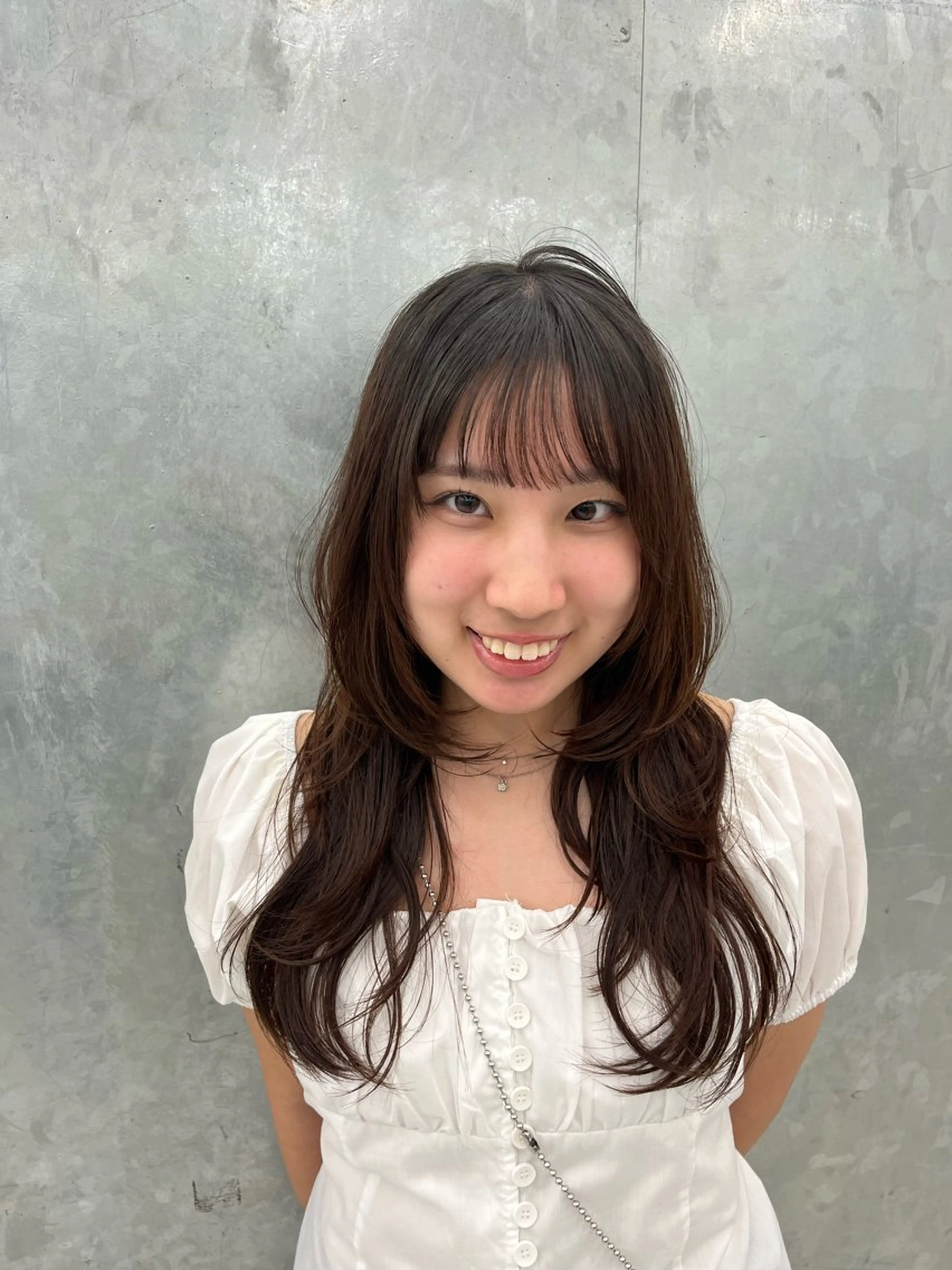 ロング ハッシュカット 神作 汐里　江古田 /透明感カラー🌿のヘアスタイル