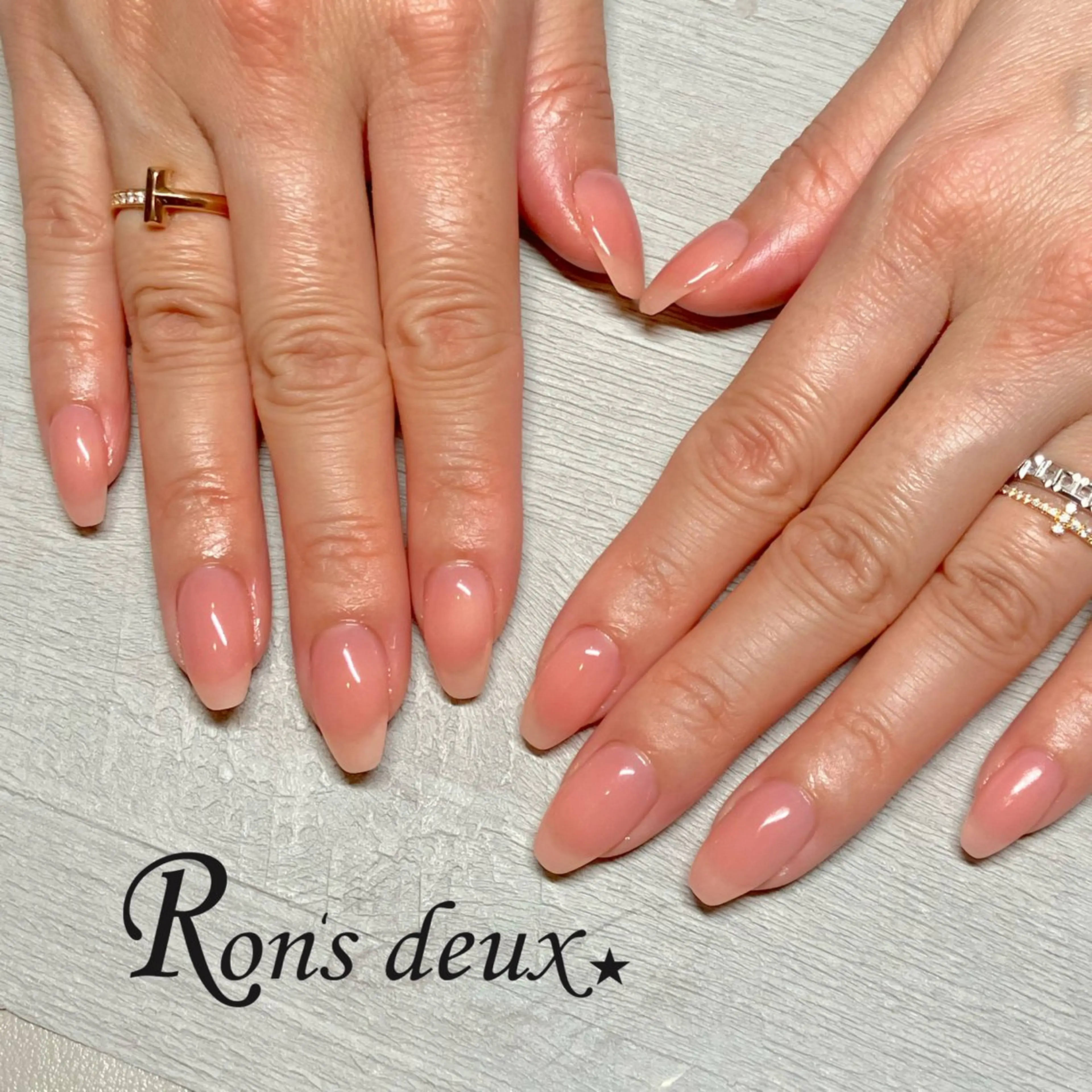 【オフなし】ワンカラーorラメグラ💅🩵アート無しの写真