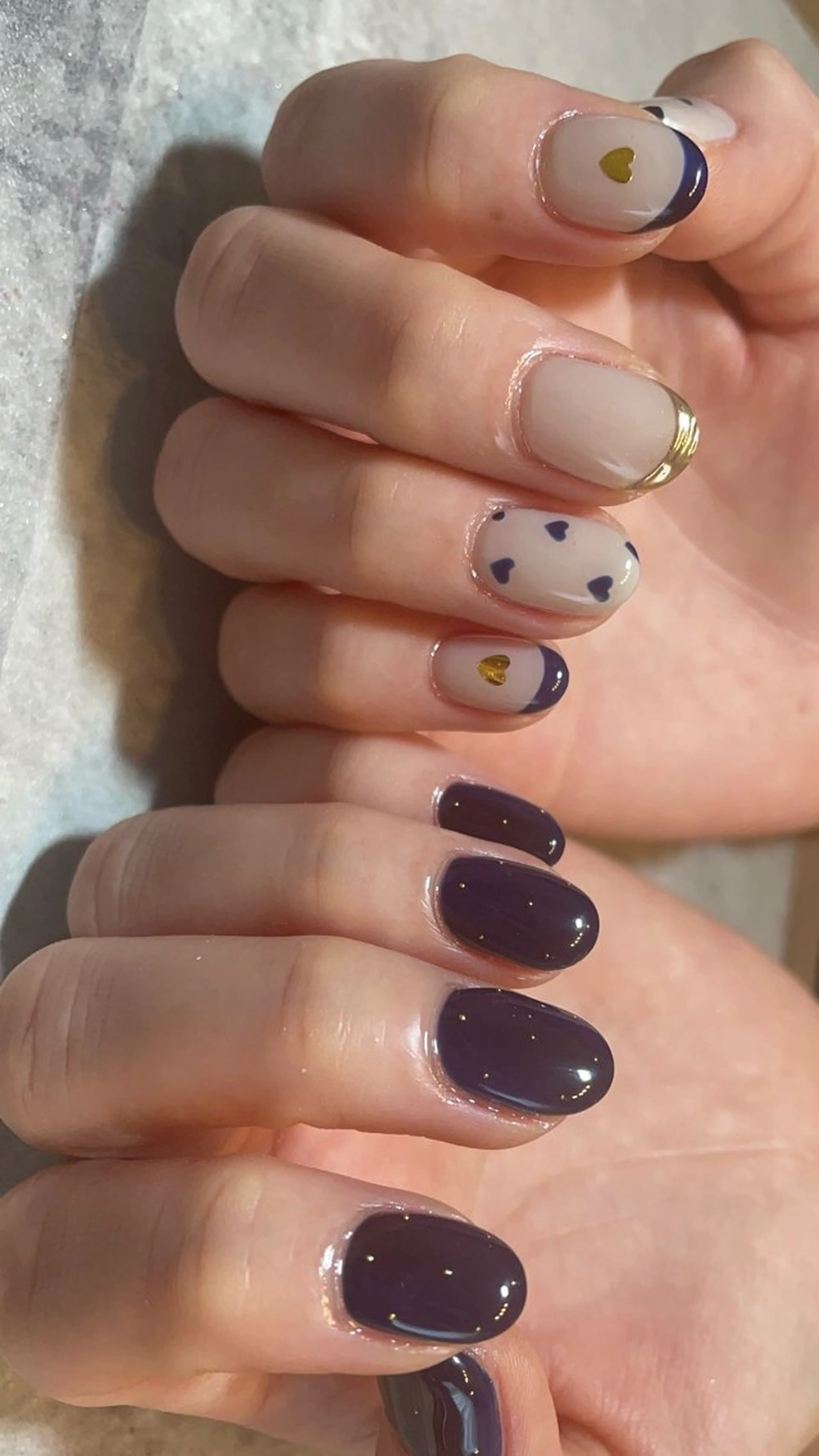 ネイル フットネイル ジェルネイル マットネイル ミラーネイル ニュアンスネイル ハンドネイル nail salon ラピスラズリのネイルデザイン