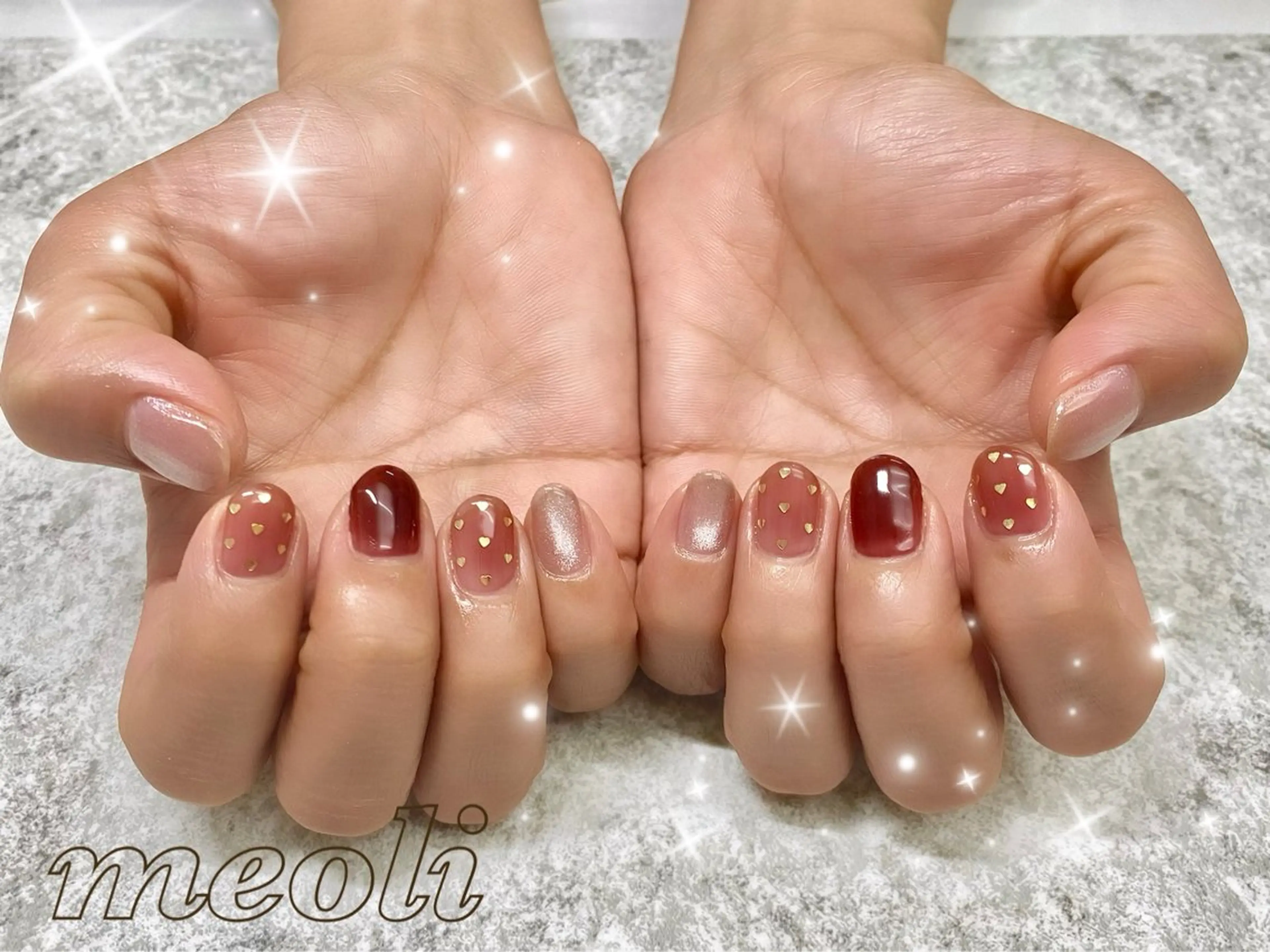 ネイル ハンドネイル nail salon meoli メグのネイルデザイン