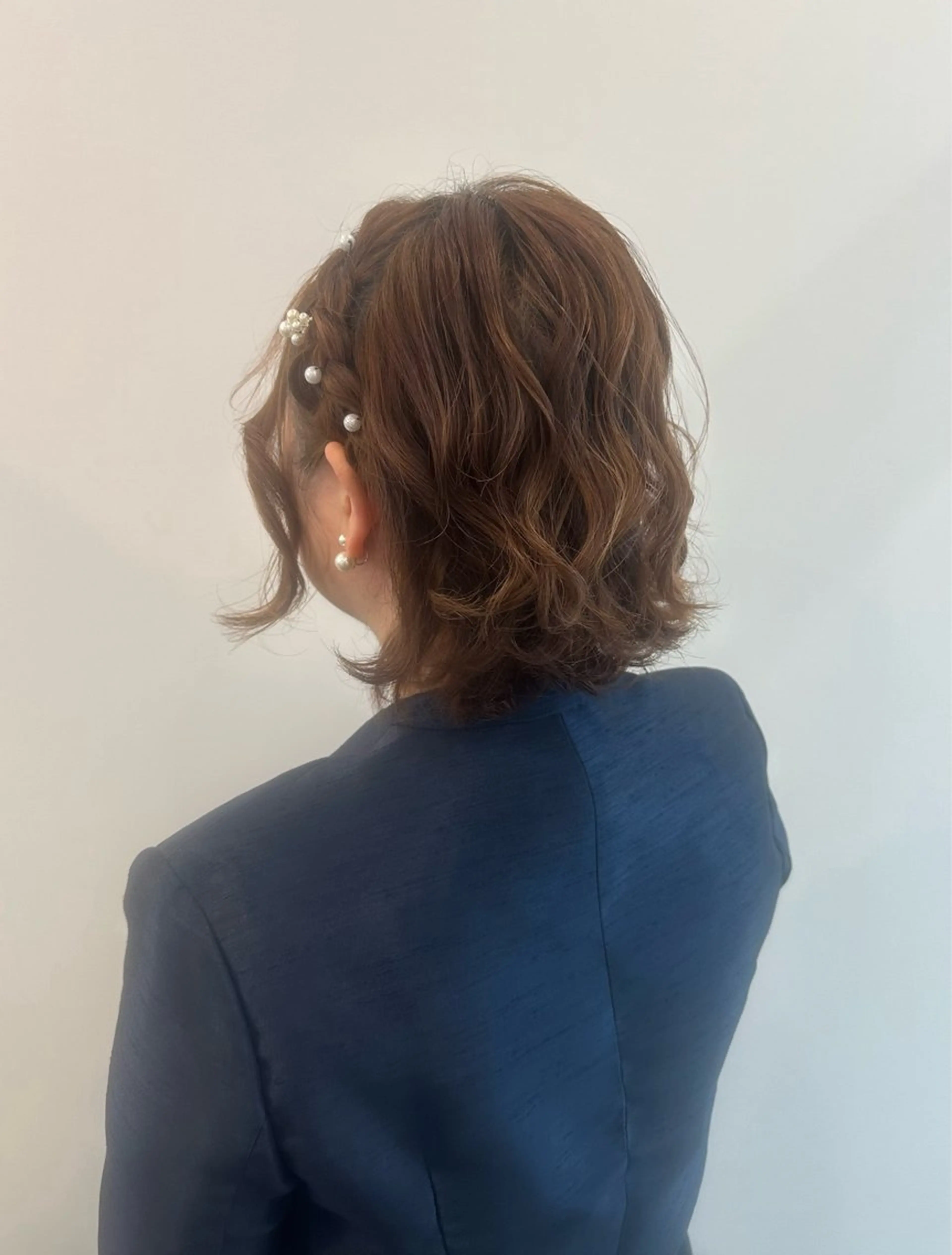 ショート ヘアアレンジ ヘアセット レイヤー/ナチュラル 💐nao.のヘアスタイル