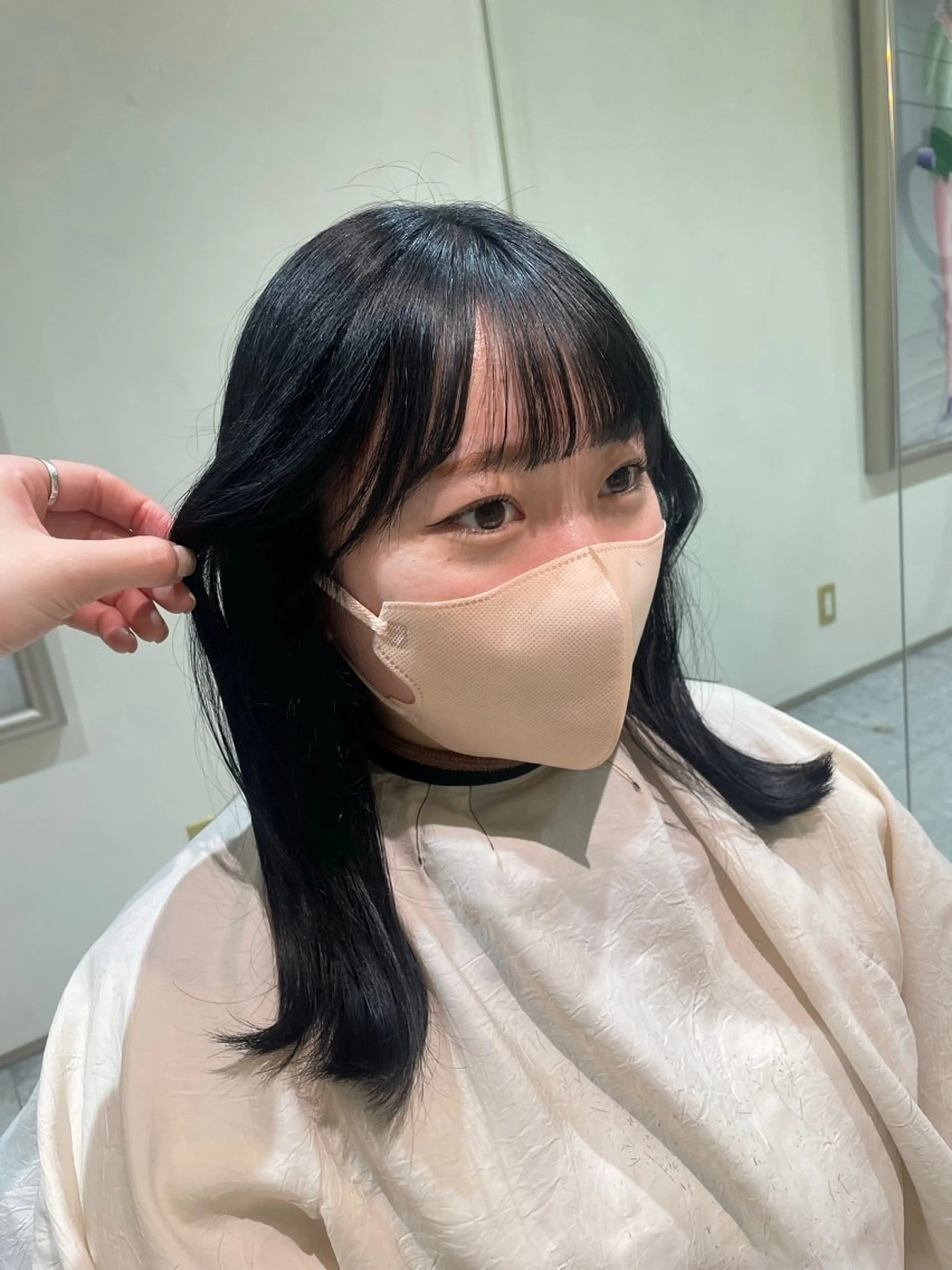 ミディアム 本城 紗良のヘアスタイル