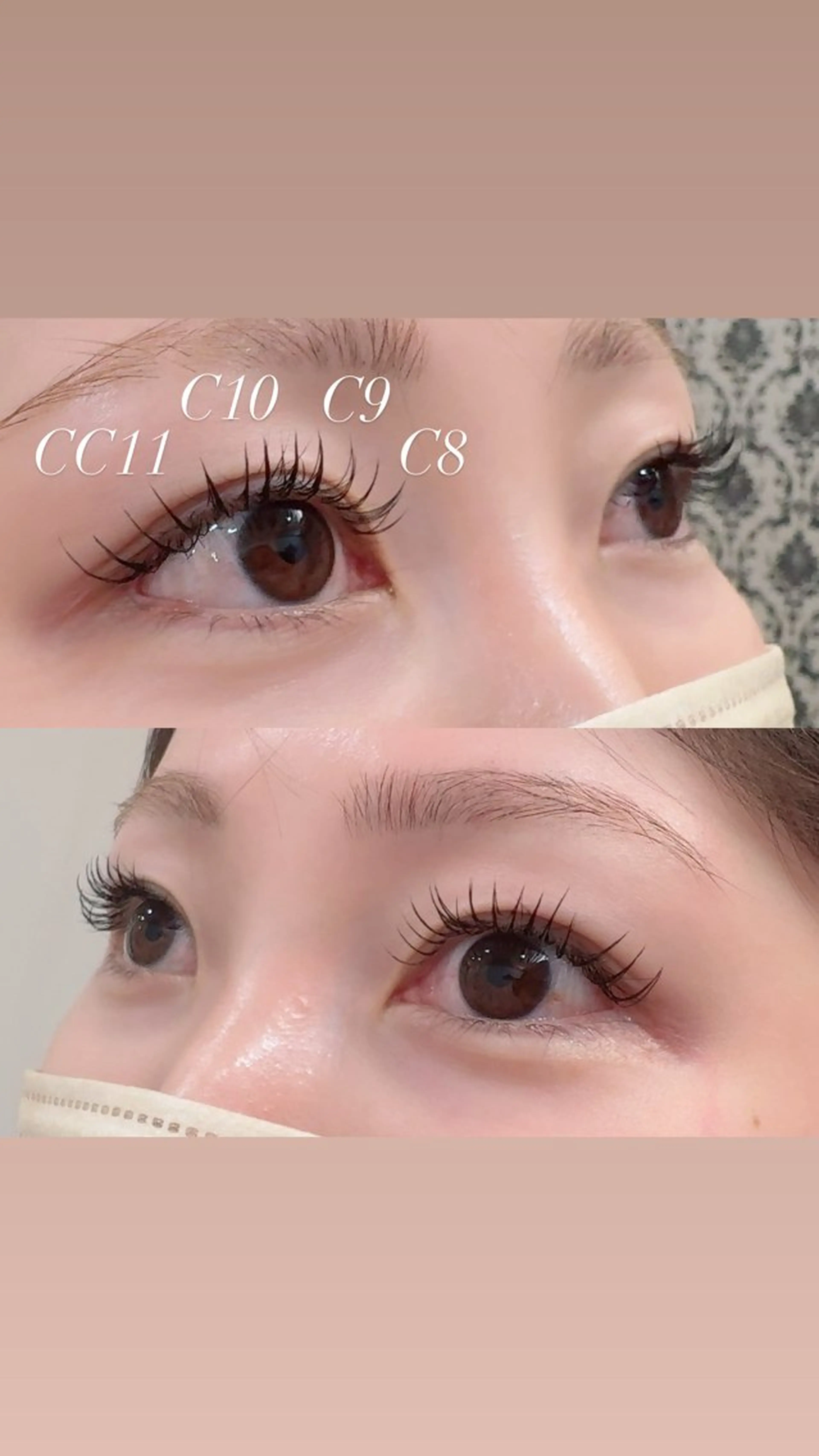 まつ毛エクステ80本の写真