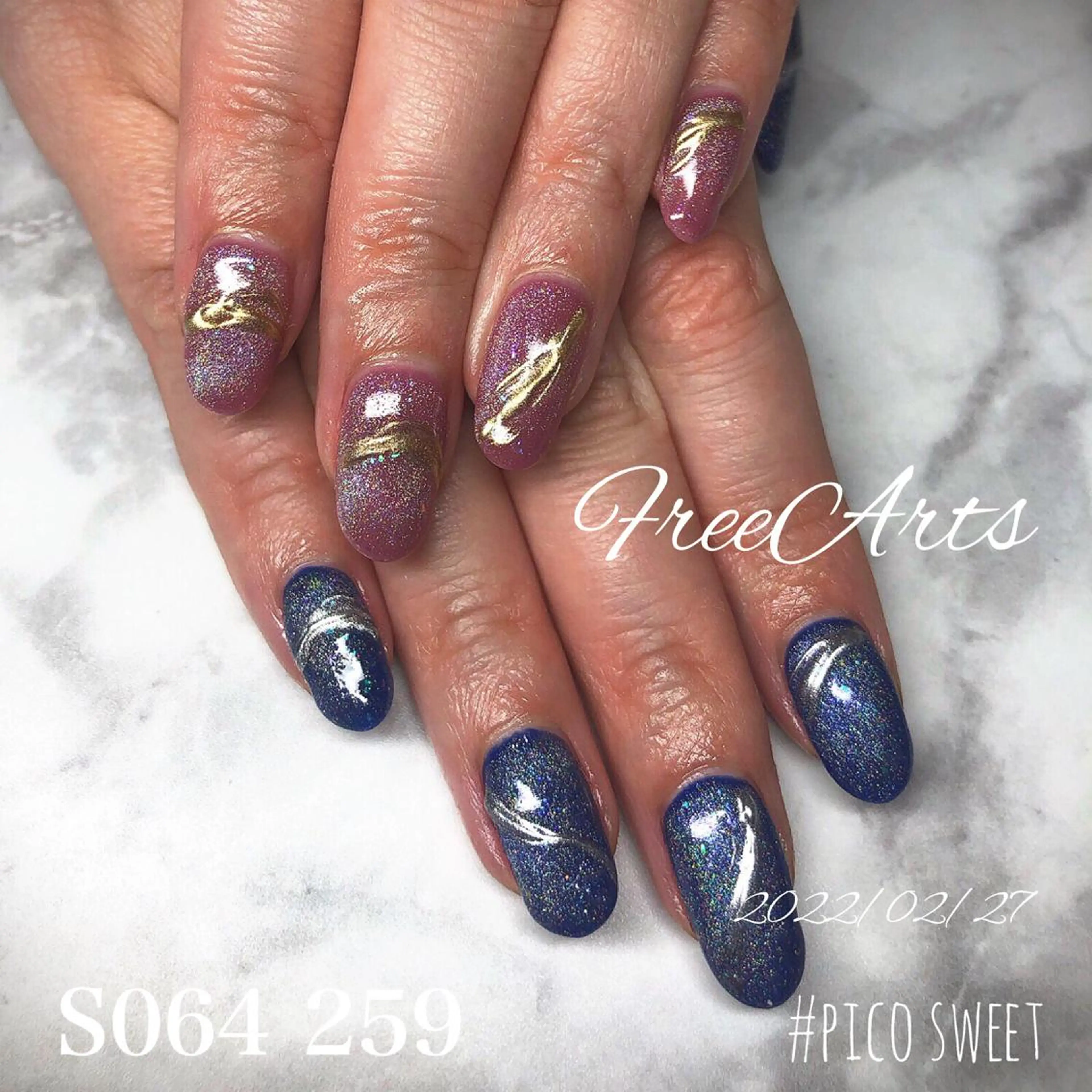 ネイル マグネットネイル ネイルサロン翼所属・ネイルサロン 翼【仙川4分】のネイルデザイン