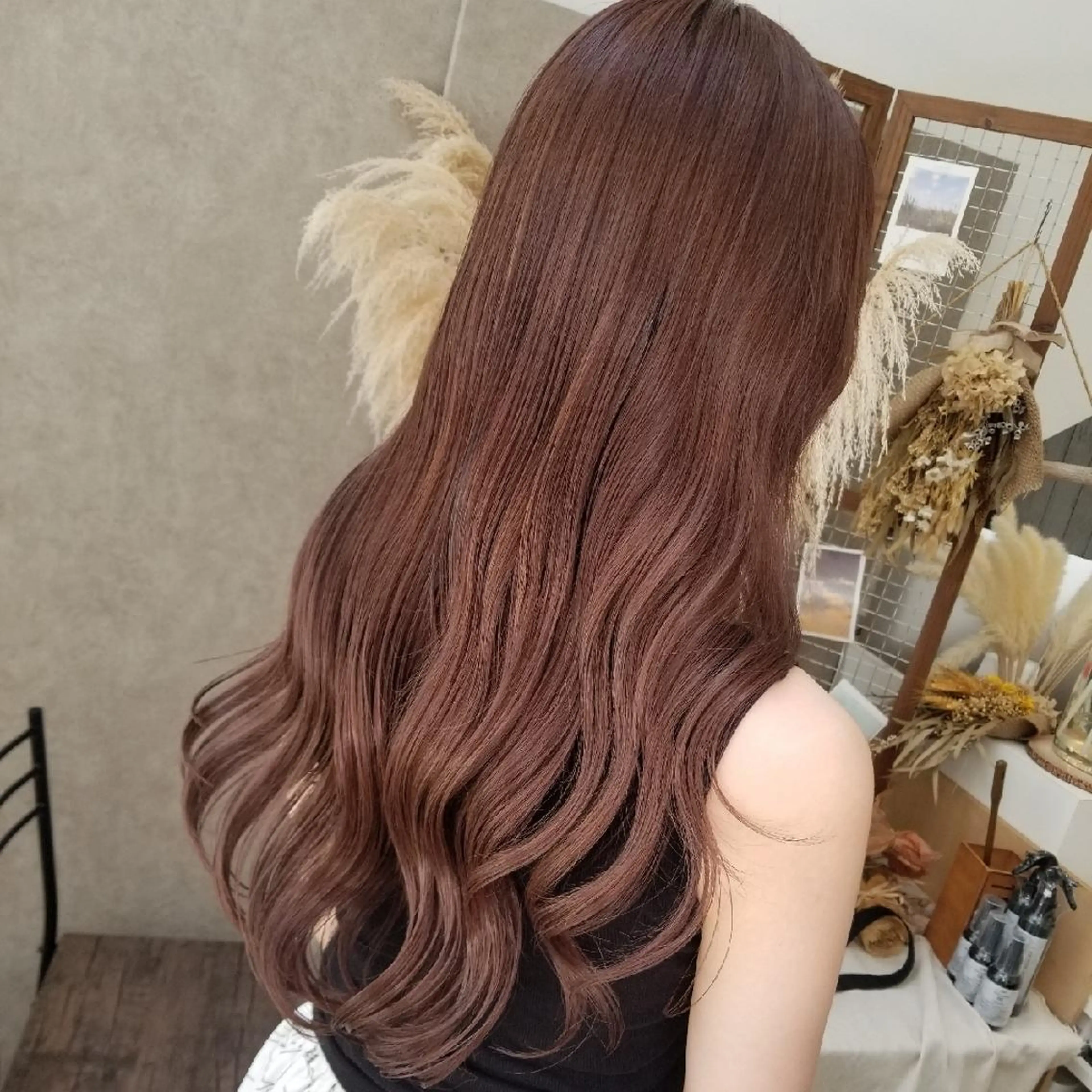 ロング シールエクステ エクステ エクステ 植田 /エクステ /ブリーチ/髪質改善のヘアスタイル