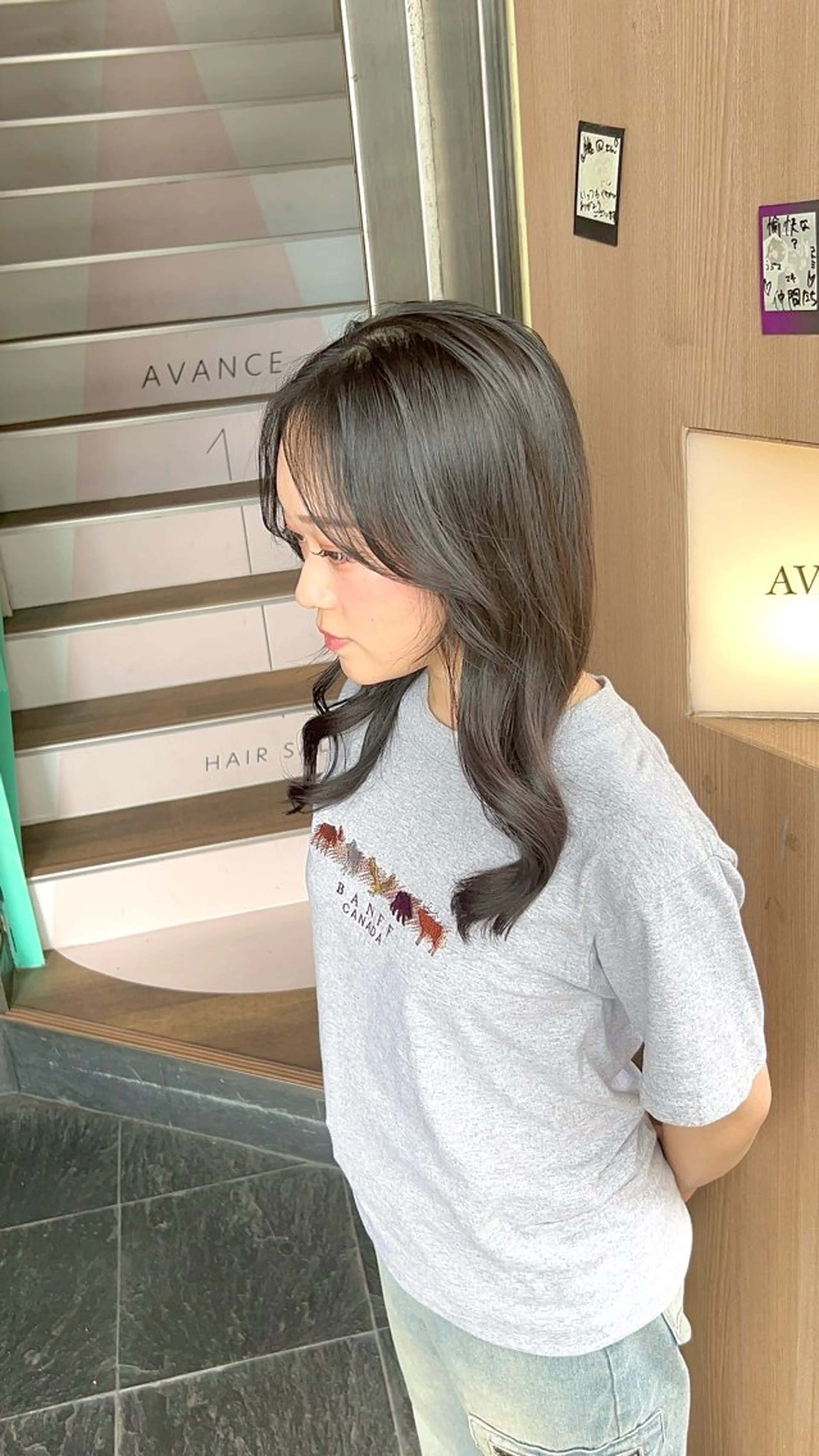 ミディアム カラー 【春カラーWカラー】 【暗髪&暖色系】圭真のヘアスタイル