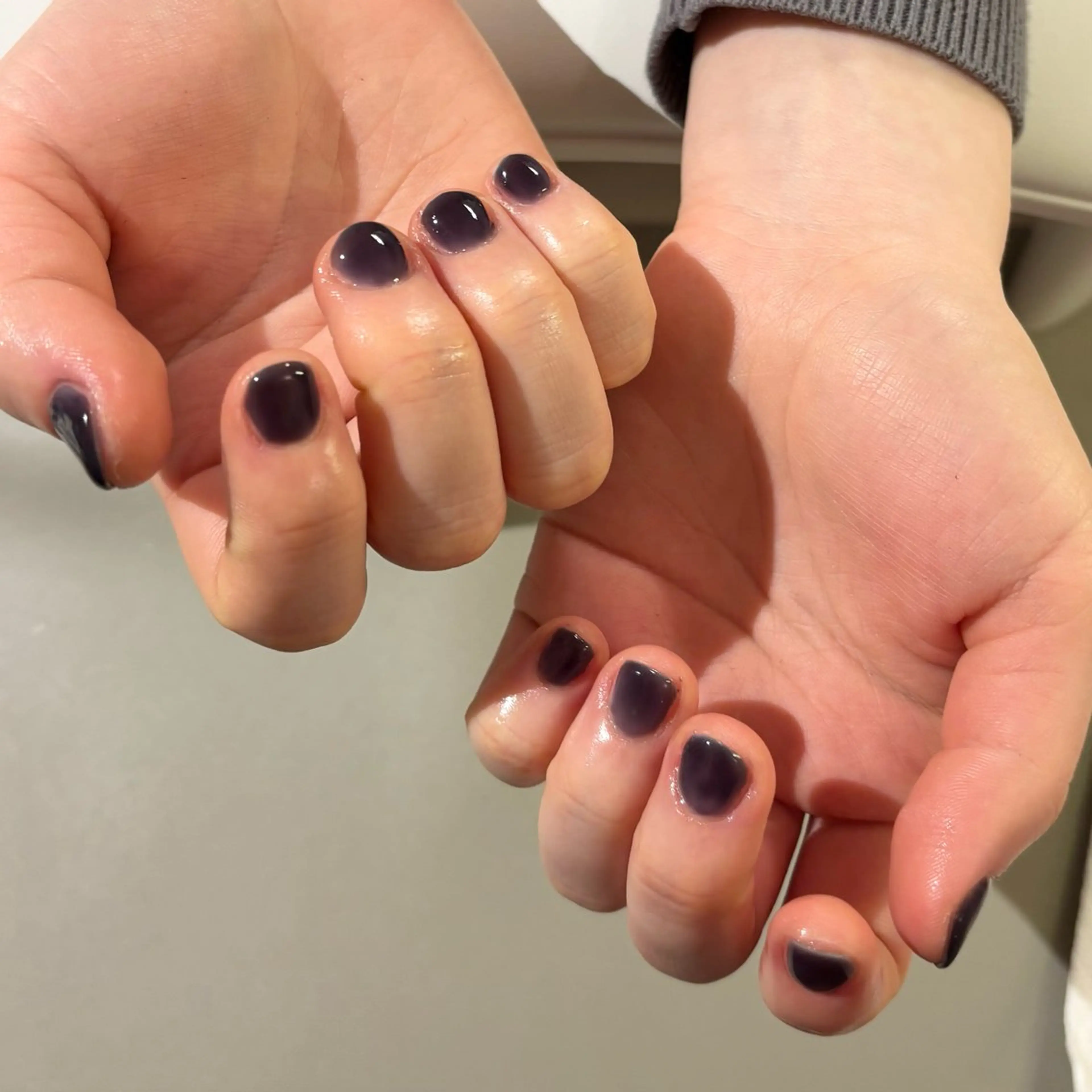 ネイル フレンチネイル キラキラネイル 韓国ネイル ミラーネイル ニュアンスネイル private salon zzz…のネイルデザイン