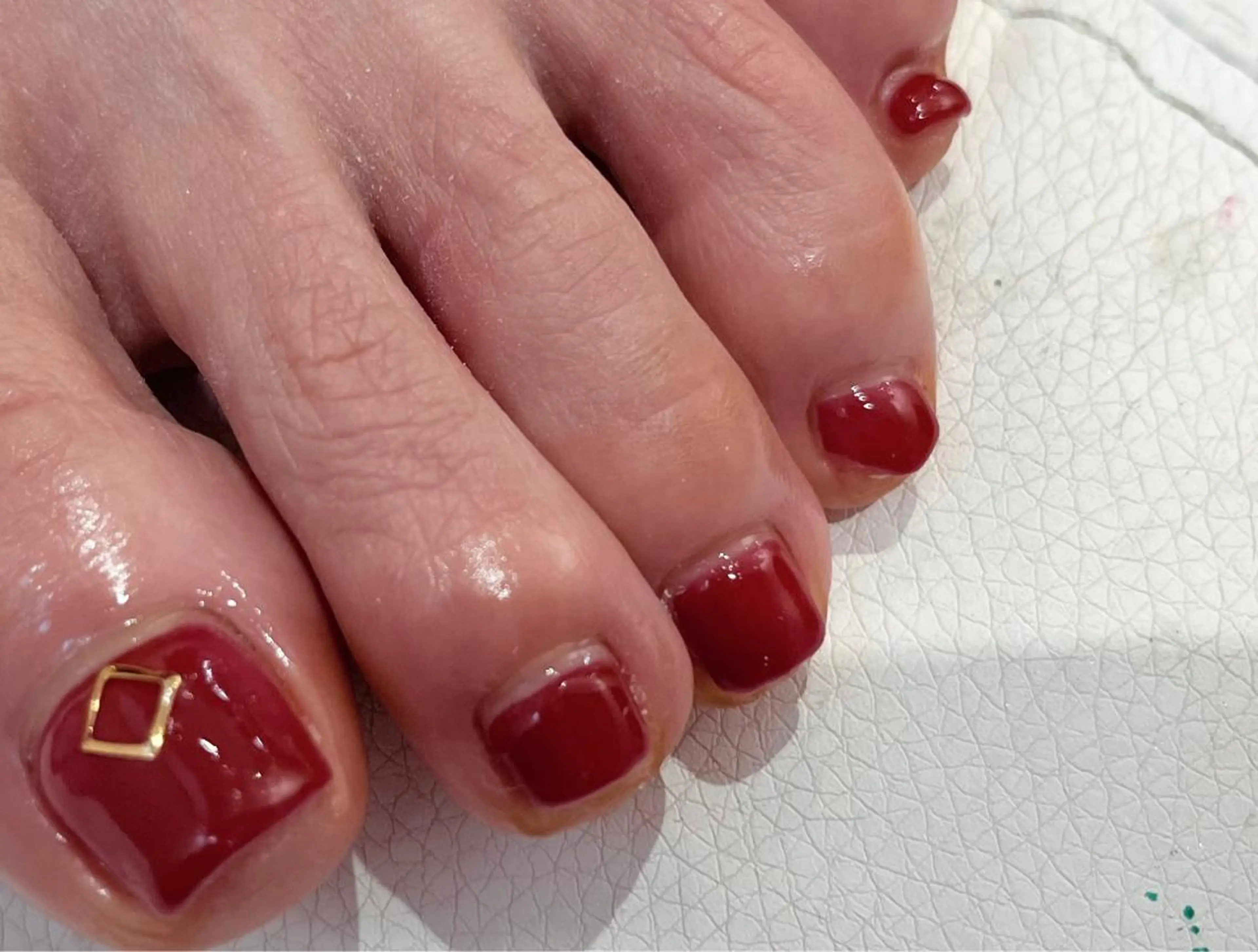 ネイル ボルドー 山本 杏香のネイルデザイン