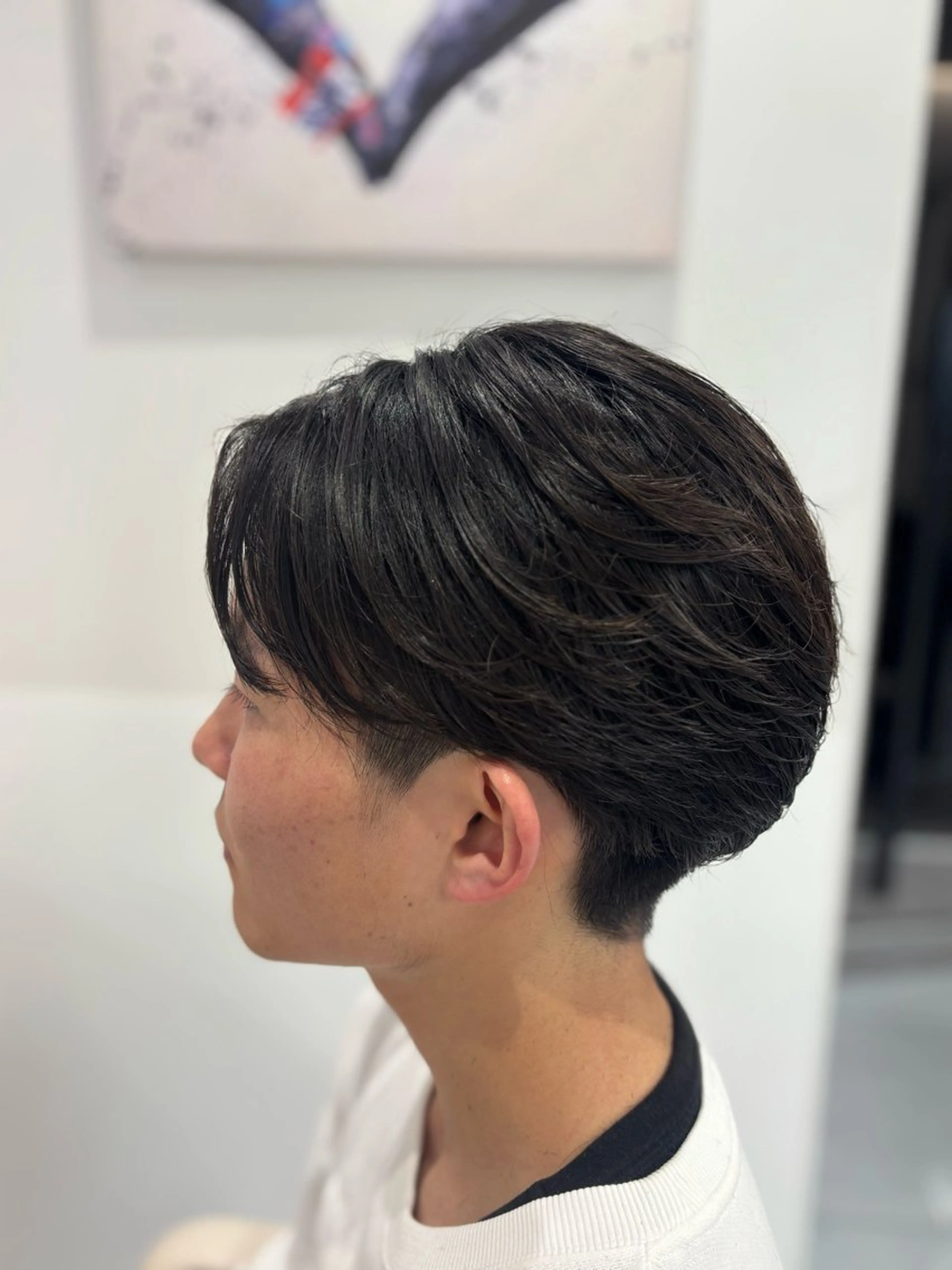 ショート パーマ メンズ カット パーマ メンズ特化韓国風 パーマスタイル/りんのヘアスタイル