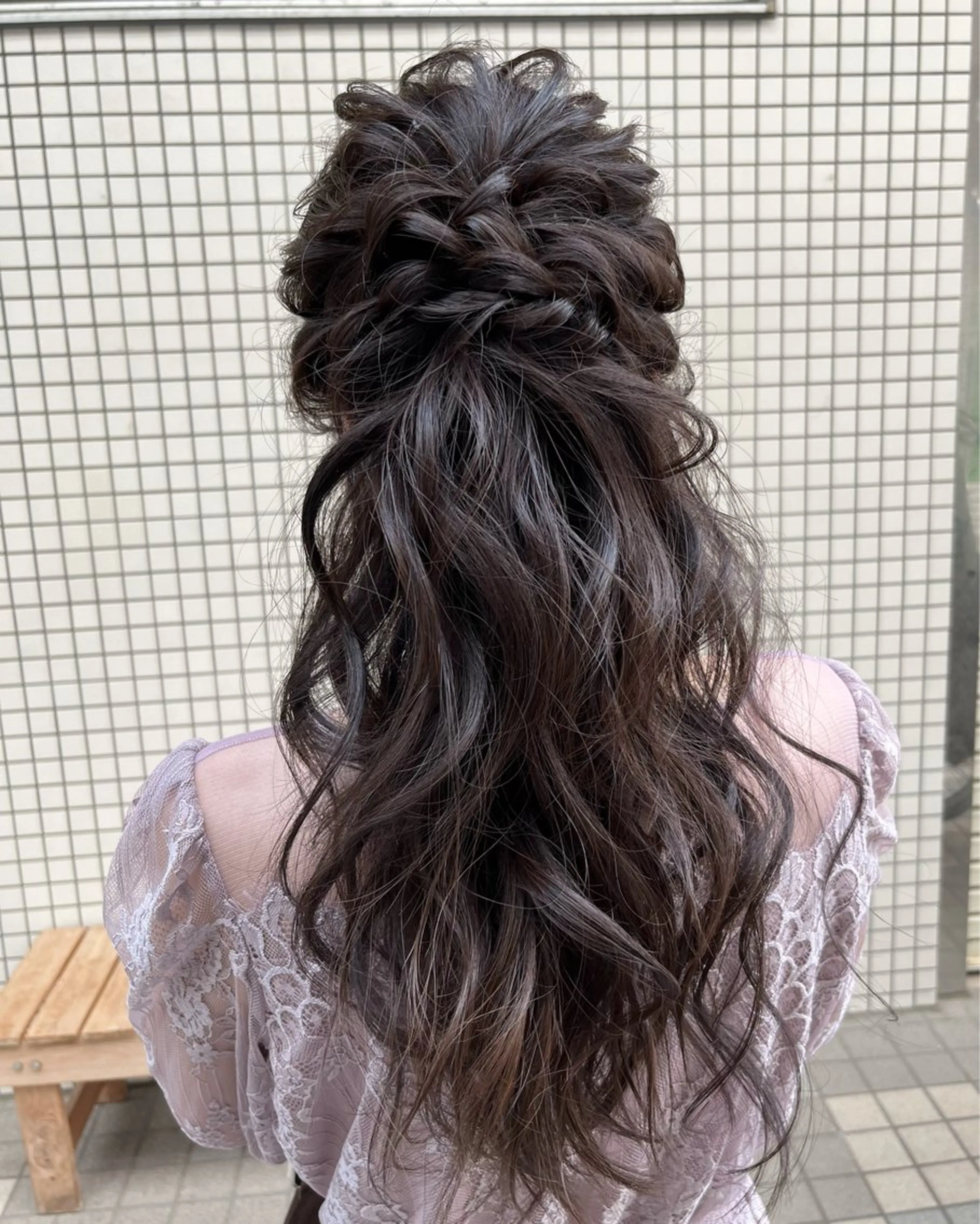 ロング ヘアアレンジ ヘアセット あんざき みわのその他イメージ