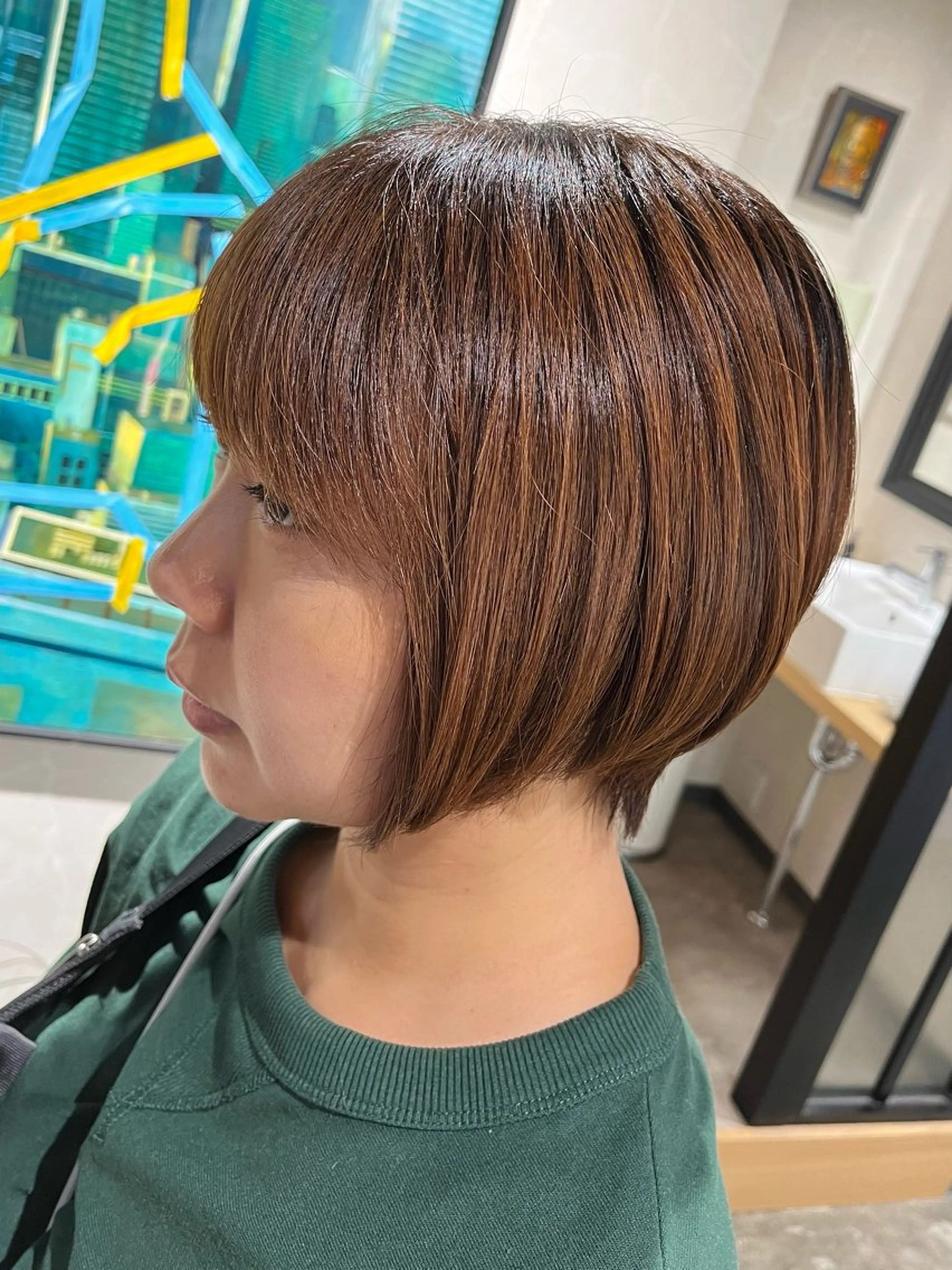 ショート ショートボブ ボブ ショートヘア 瓦井 慧のヘアスタイル